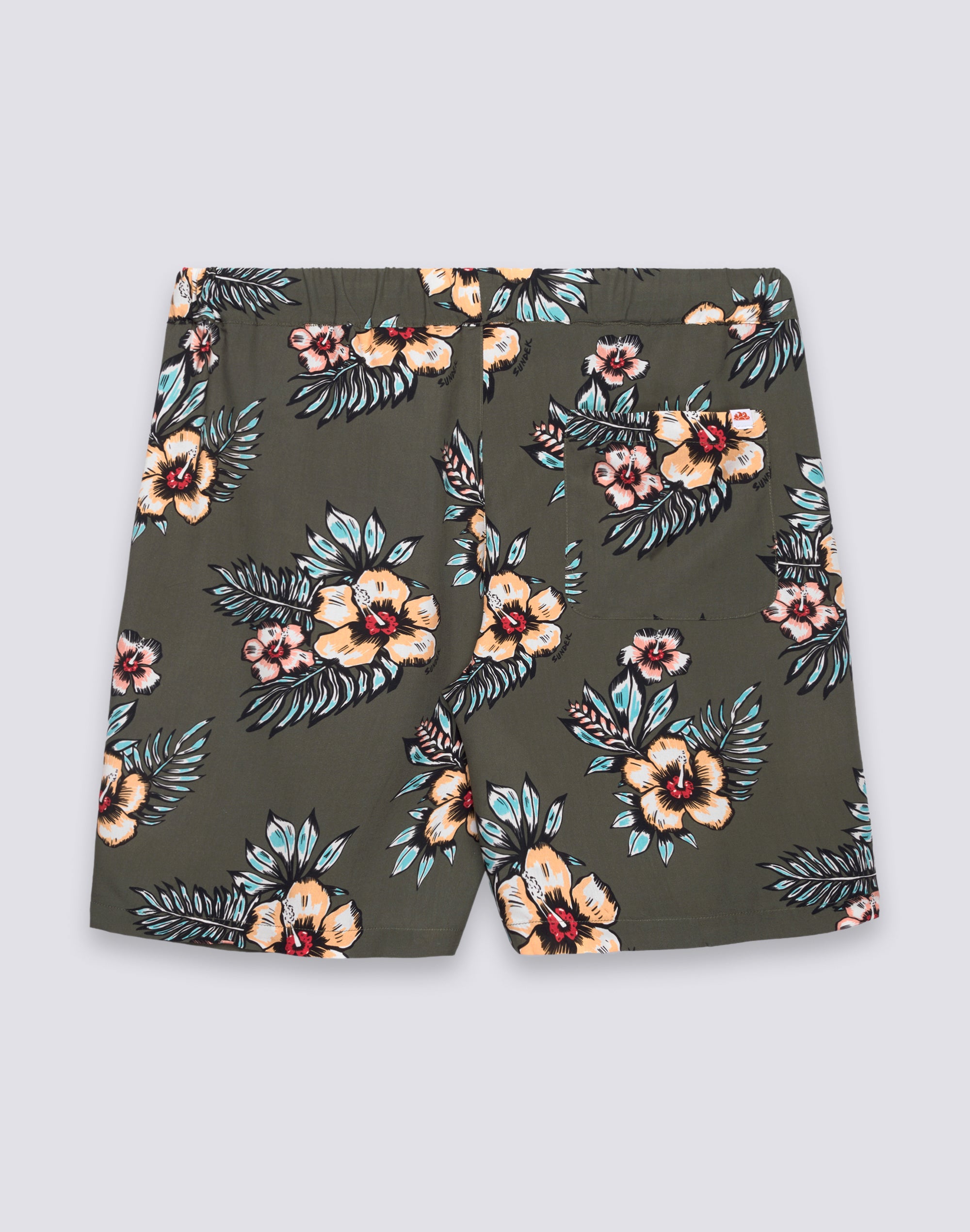 sundek-m015-pipeline-walkshort-uomo-stampato-viscosa-vita-elastica image 2