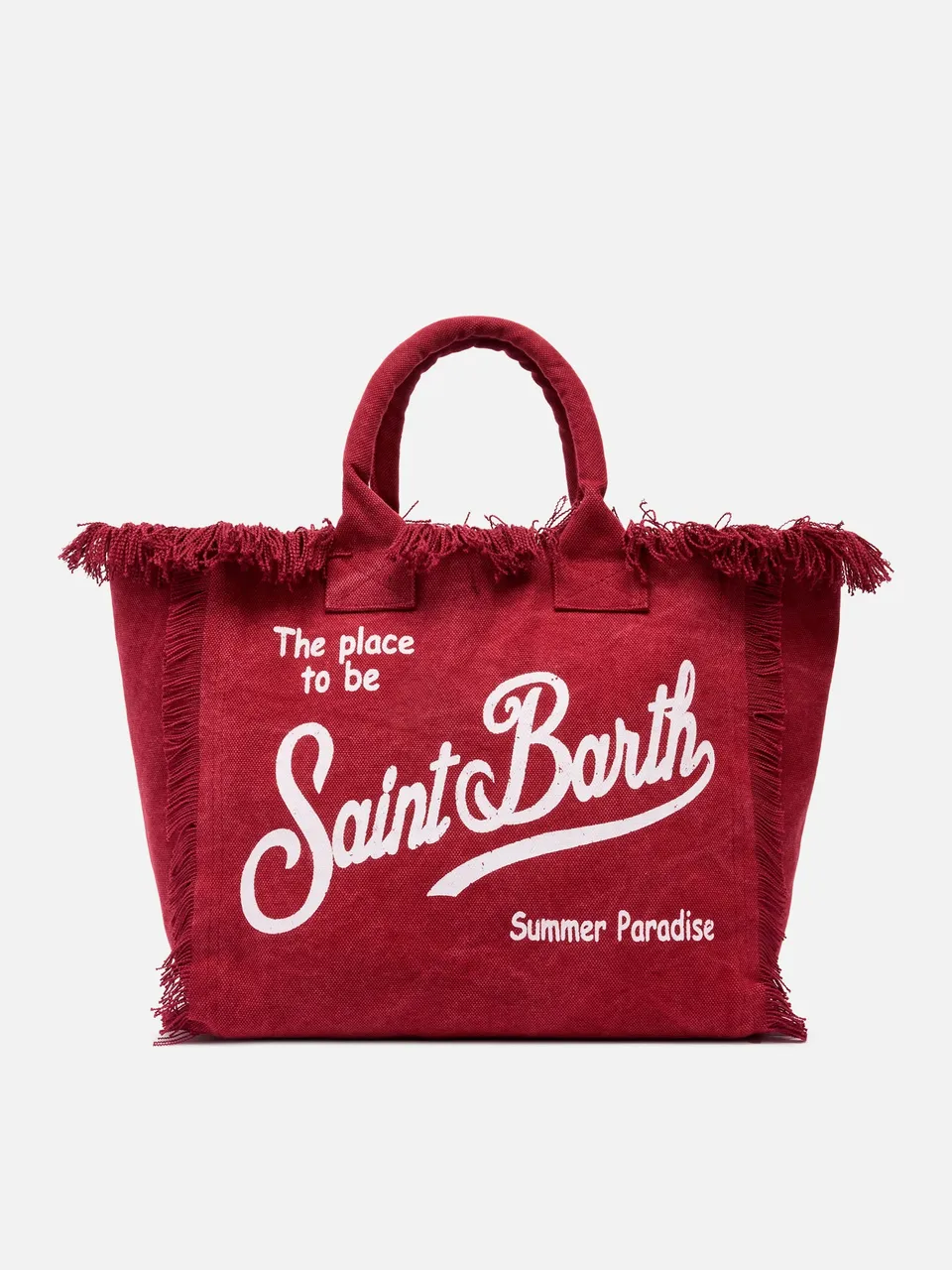 mc2-saint-barth-vanity-borsa-a-spalla-canvas-cotone-bordeaux image 1
