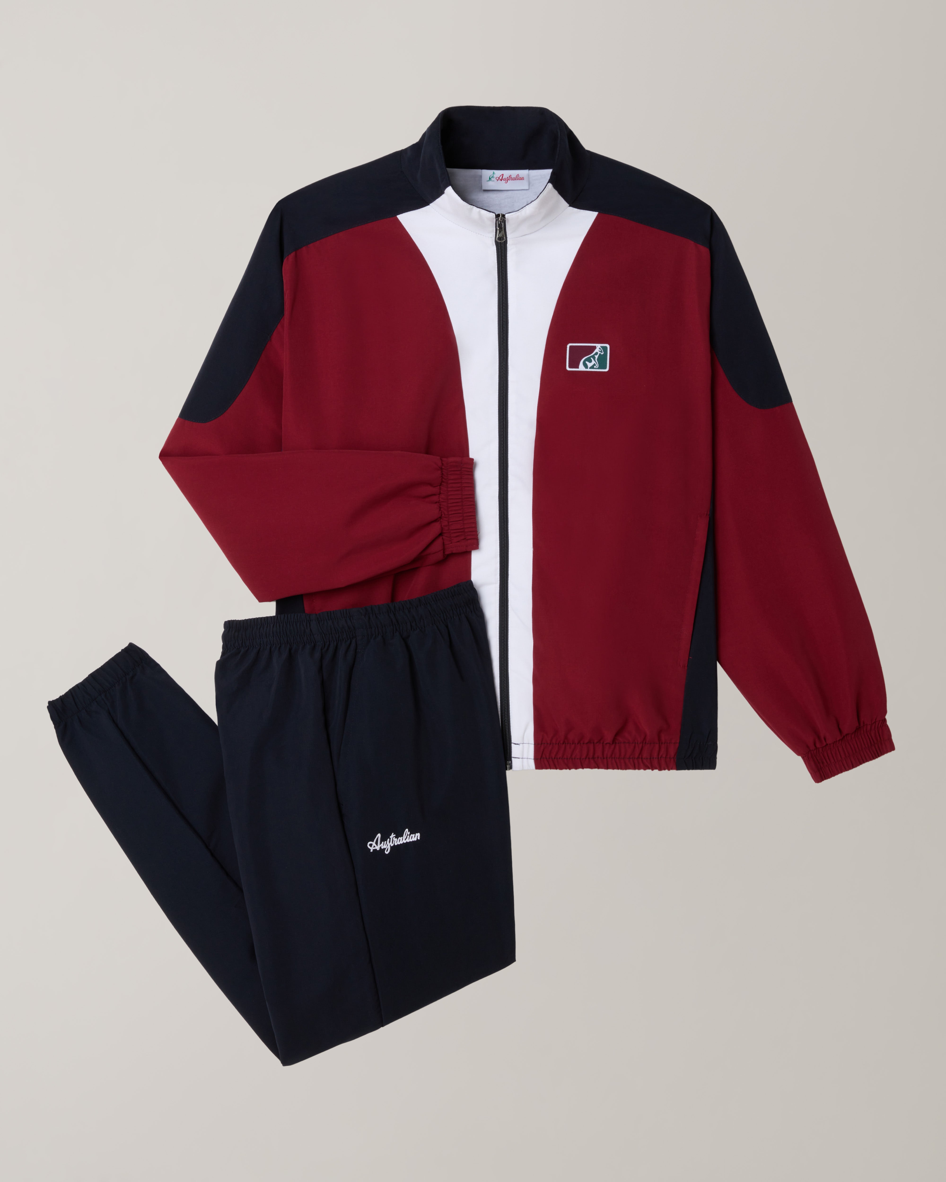 australian-posh-tracksuit-rubino-tuta-microtouch-giacca-full-zip-pantalone image 8