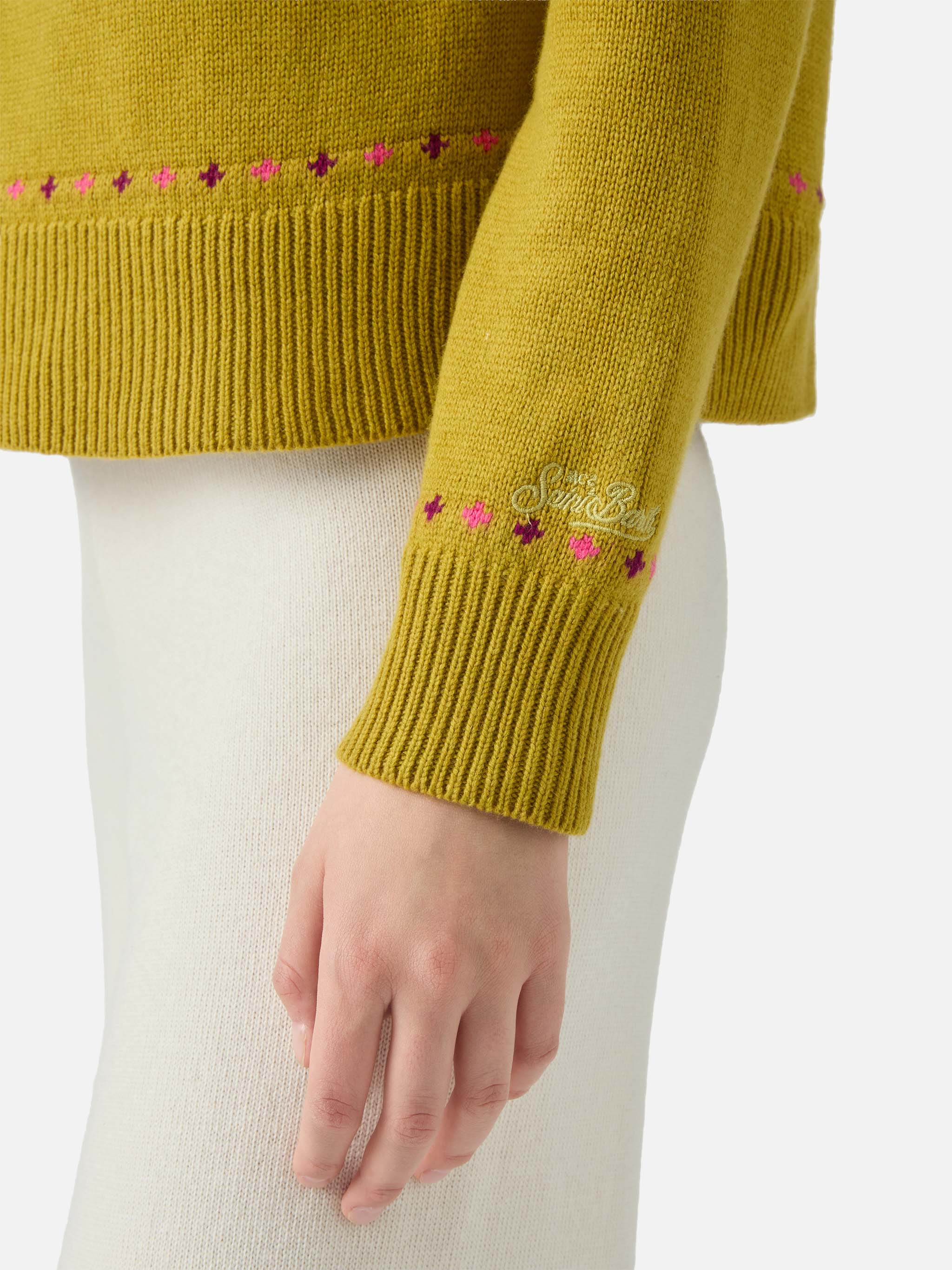 mc2-saint-barth-meghan-maglione-donna-misto-cashmere-jacquard-nordico-verde image 4