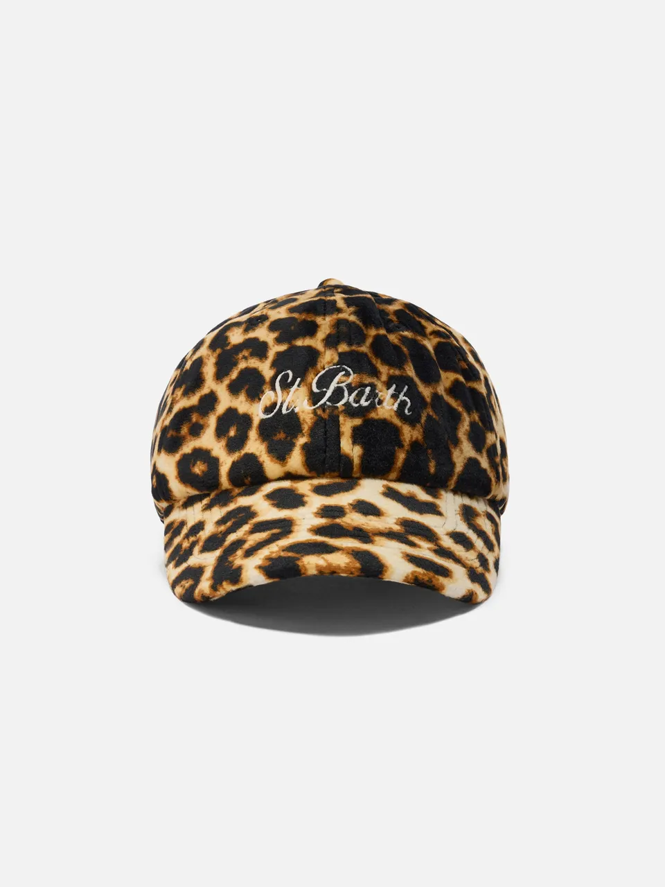 mc2-saint-barth-cappello-baseball-velvet-velluto-leopardato-taglia-regolabile image 1