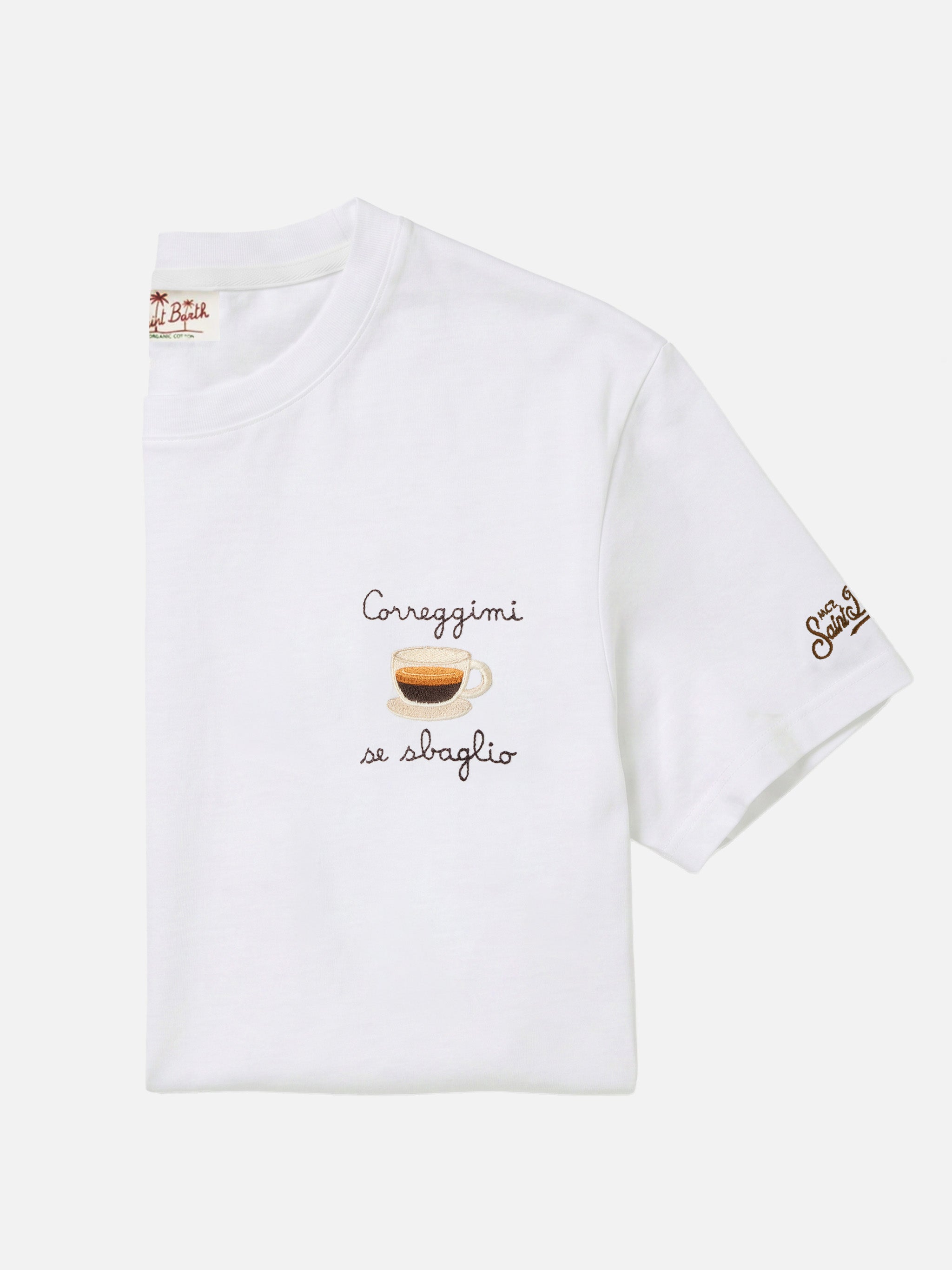 mc2-saint-barth-t-shirt-portofino-panna-ricamo-correggimi-se-sbaglio image 1
