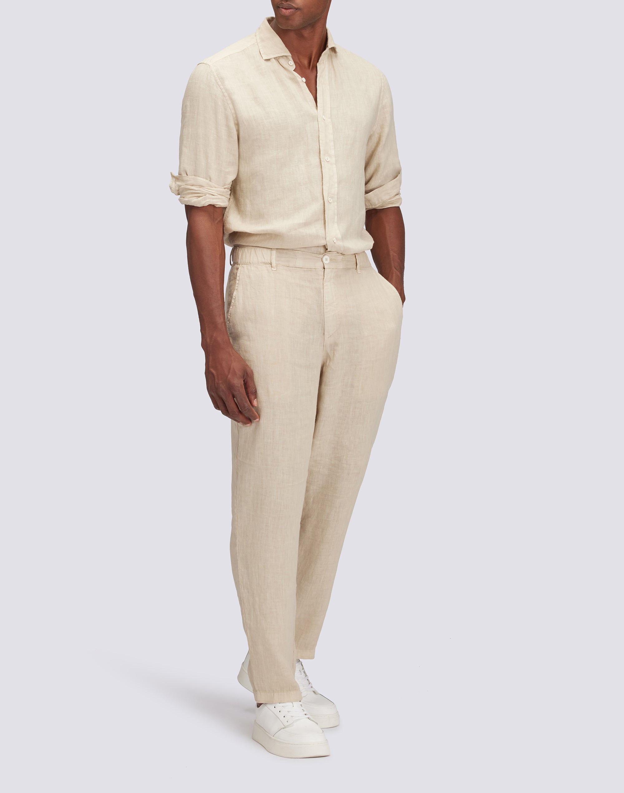 sundek-pantaloni-uomo-lunghi-in-lino-semi-elasticizzati-estivi image 4