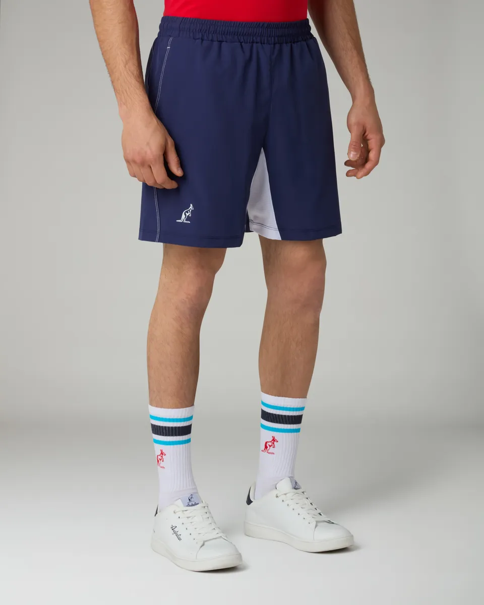 australian-ultra-short-short-tennis-bi-elastico-blu-cosmo image 1