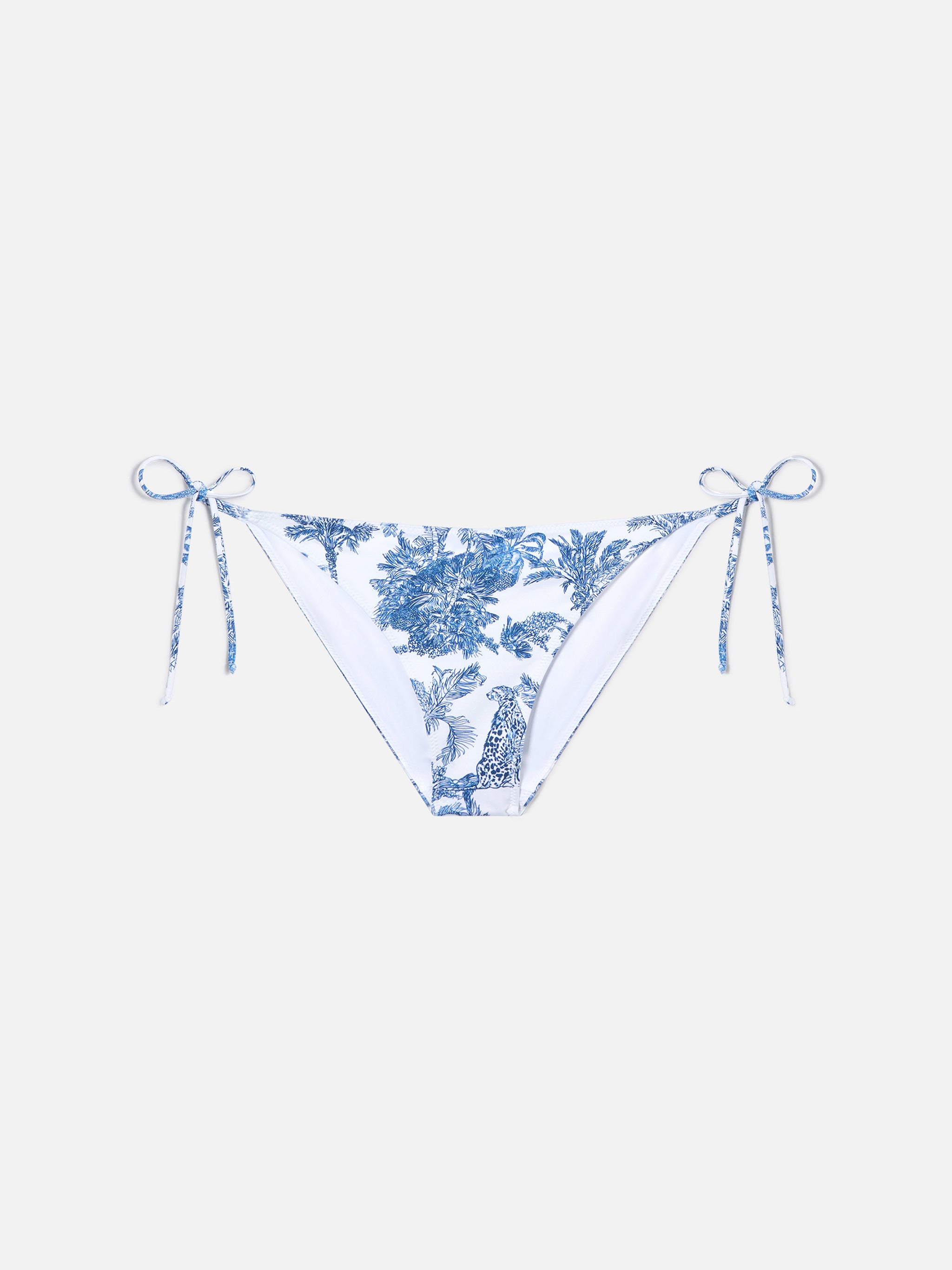 mc2-saint-barth-slip-mare-virgo-donna-classico-toile-de-jouy-blu image 1