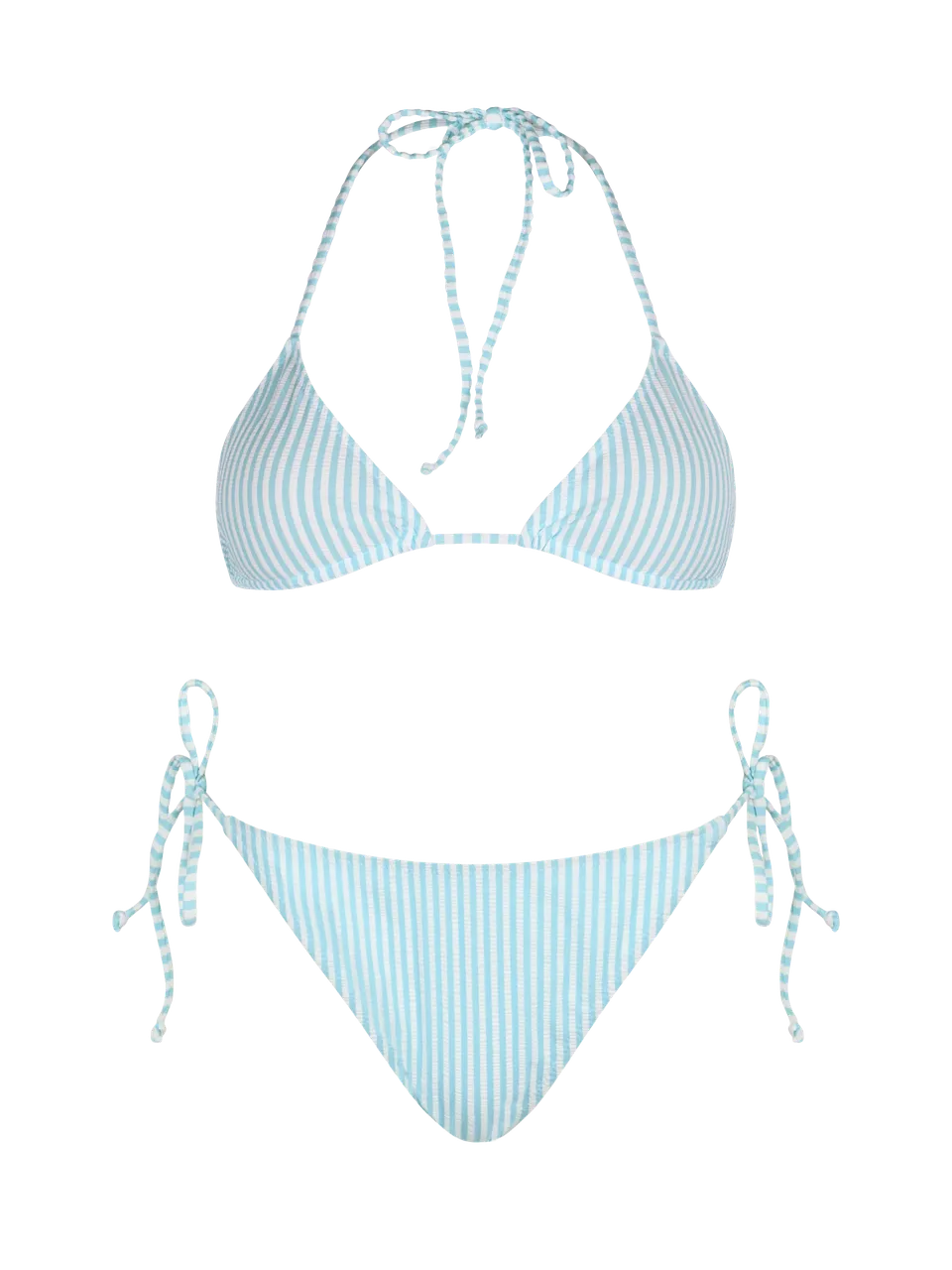 mc2-saint-barth-bikini-donna-leah-virgo-triangolo-seersucker-azzurro image 1