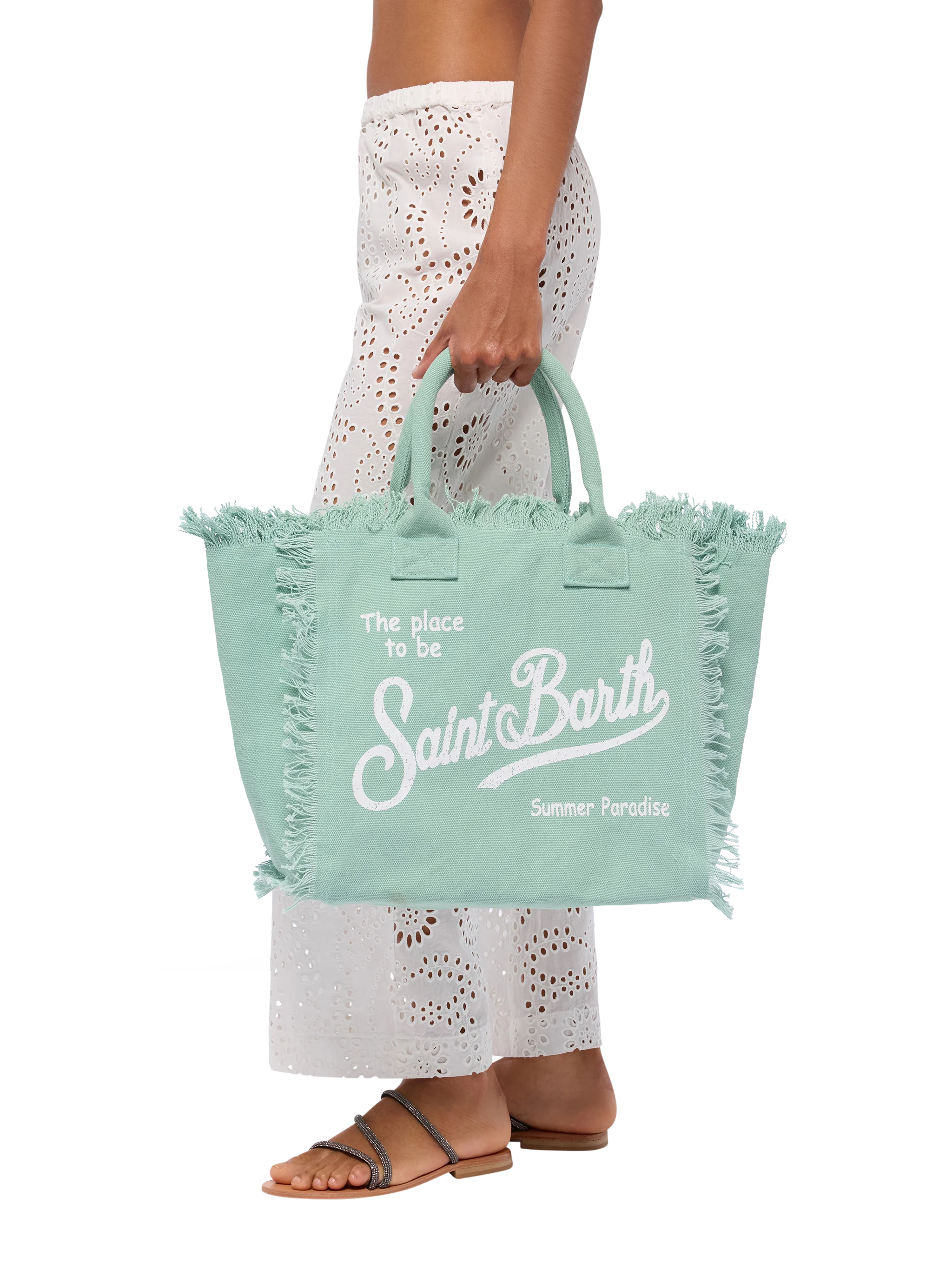 mc2-saint-barth-vanity-borsa-a-spalla-canvas-cotone-verde-salvia image 2