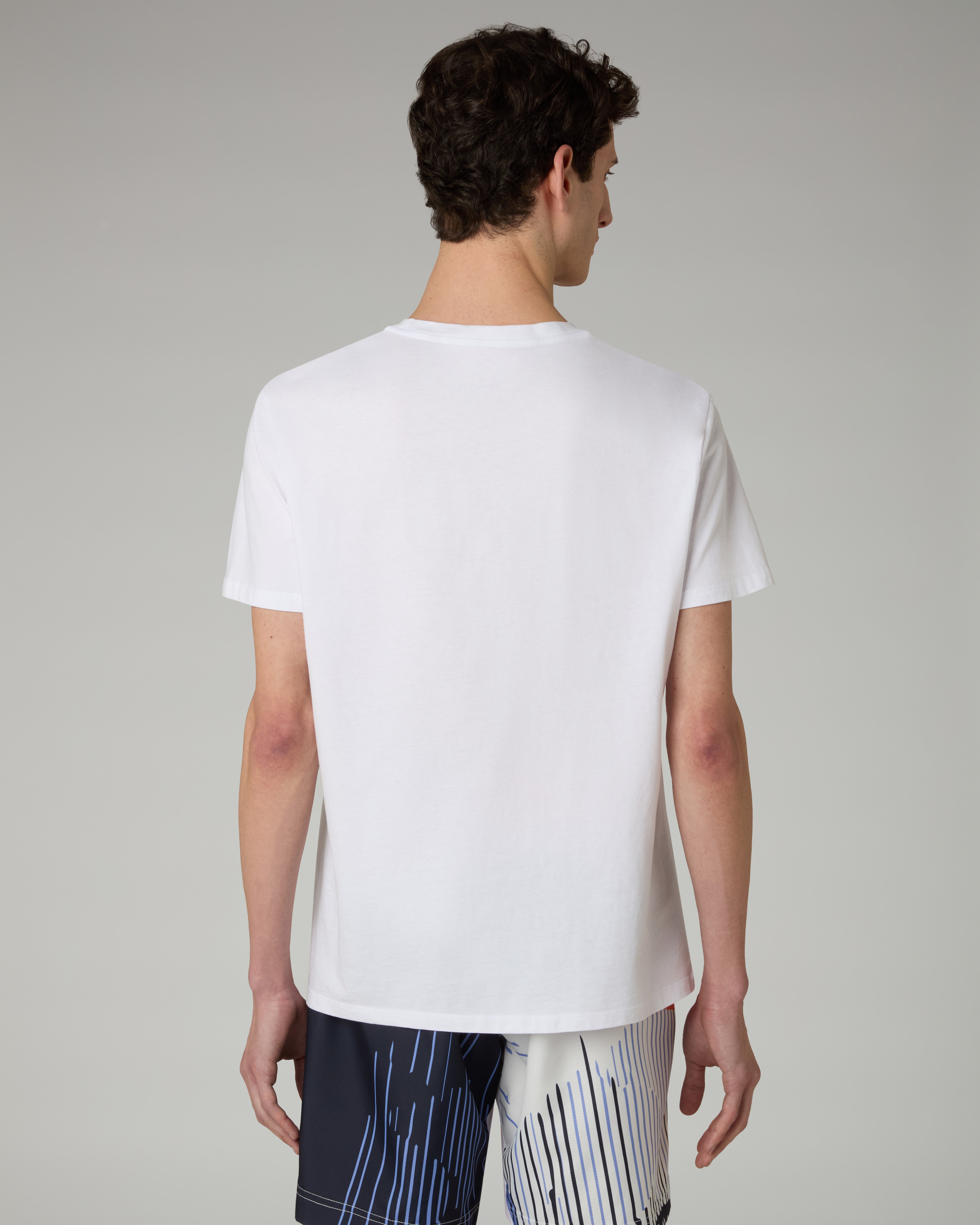 australian-raquet-court-t-shirt-in-cotone-bianca-regular-fit image 3