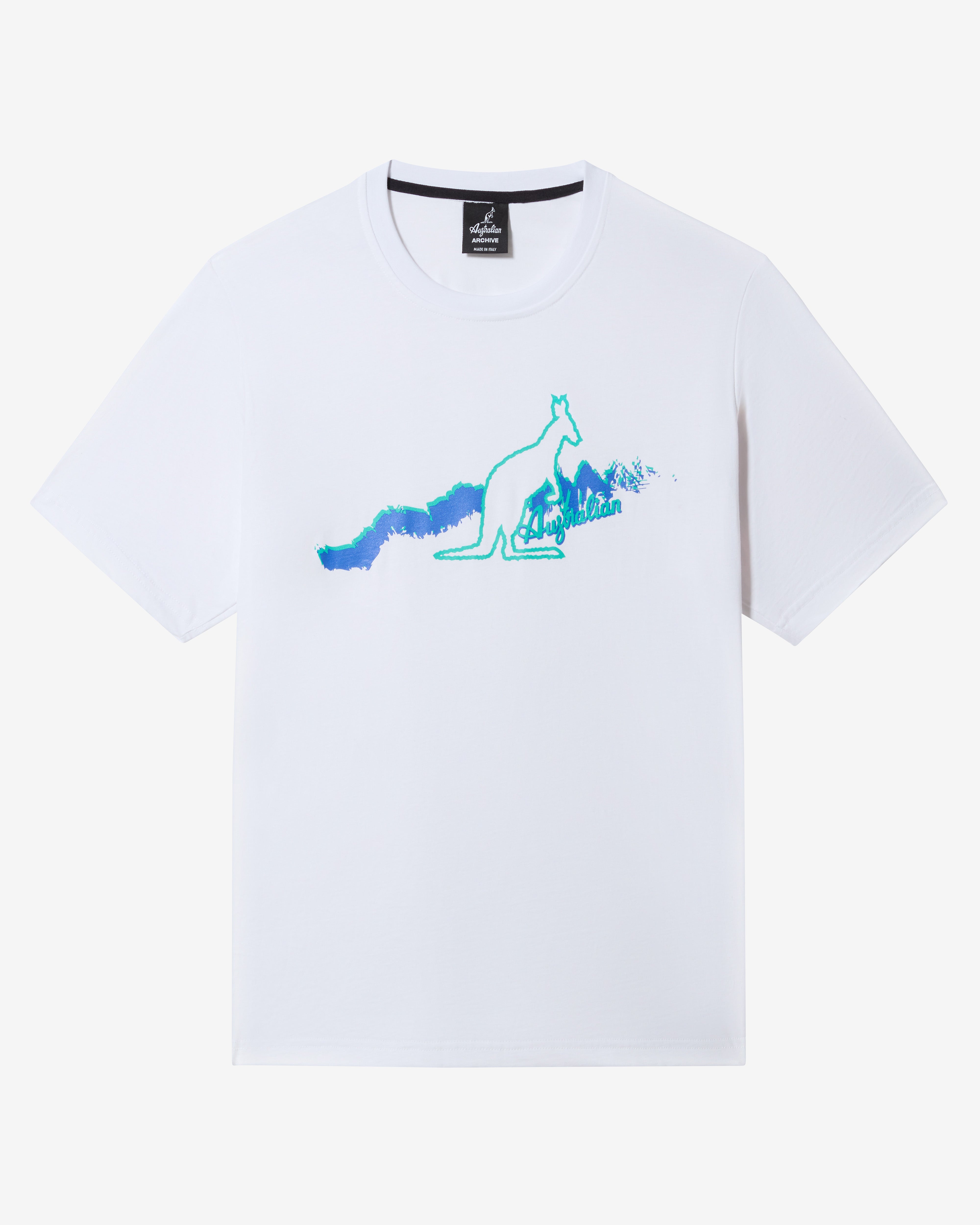 australian-road-t-shirt-australian-archive-t-shirt-cotone-bianca image 4