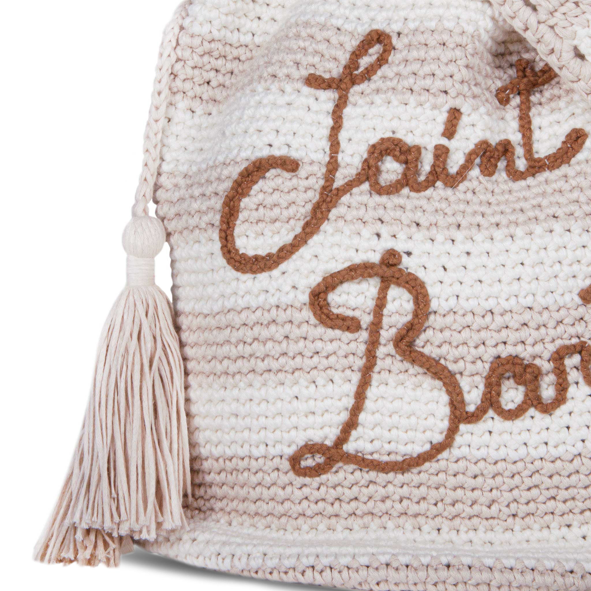 mc2-saint-barth-crochet-bucket-borsa-secchiello-crochet-beige-e-bianca-a-righe image 2