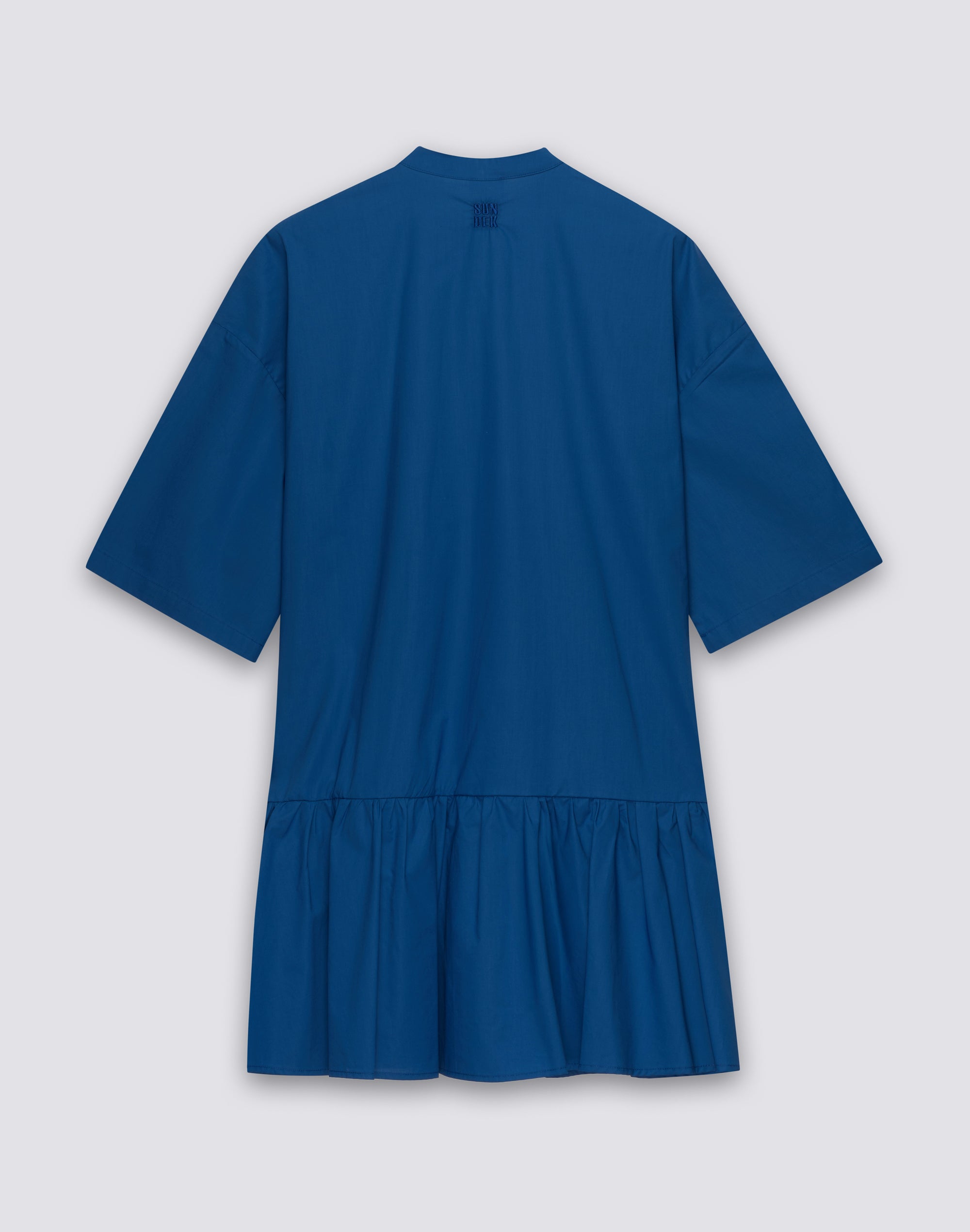 sundek-abito-donna-corto-asimmetrico-in-popeline-di-cotone image 2