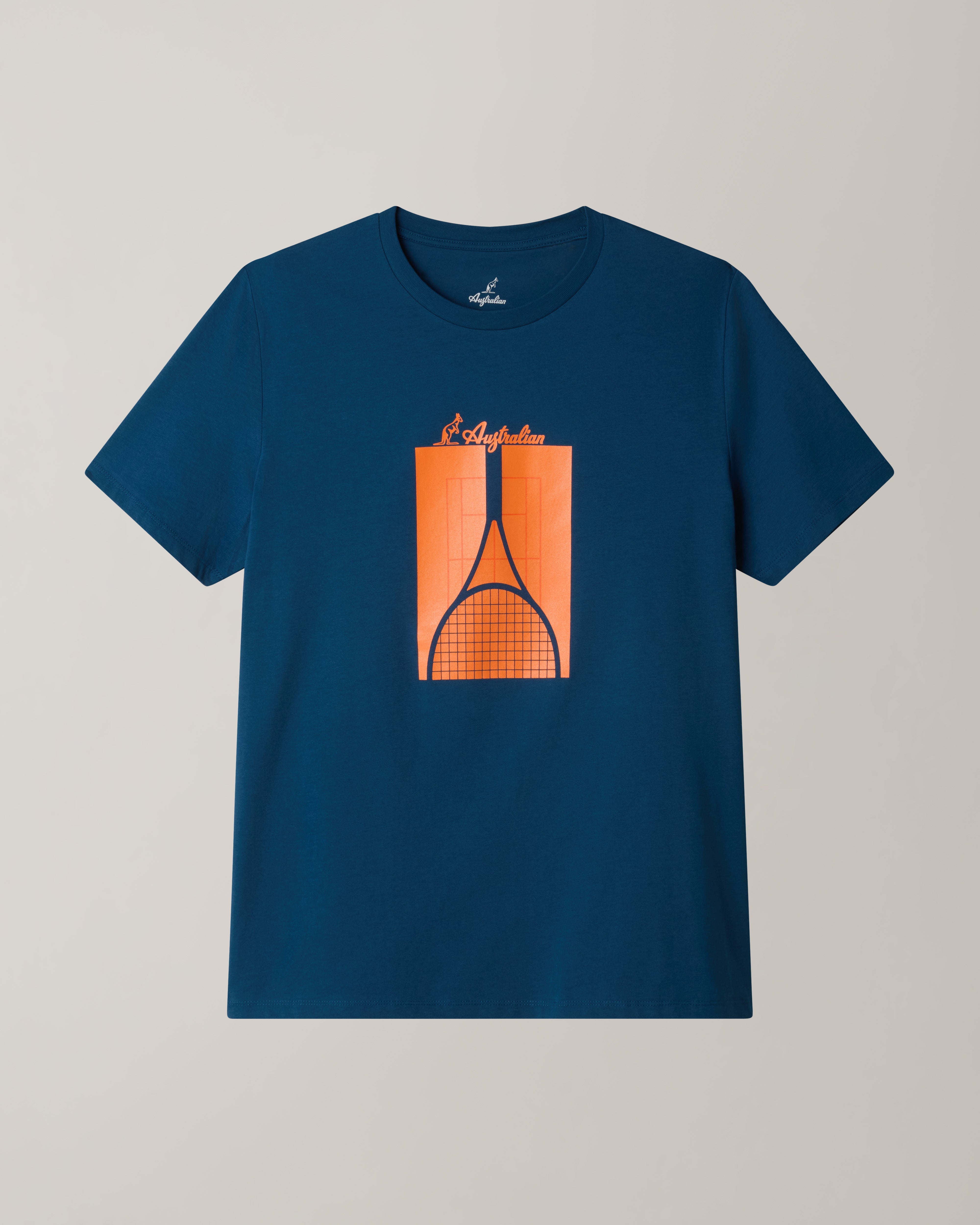 australian-raquet-court-t-shirt-t-shirt-in-cotone-con-stampa-petto image 5