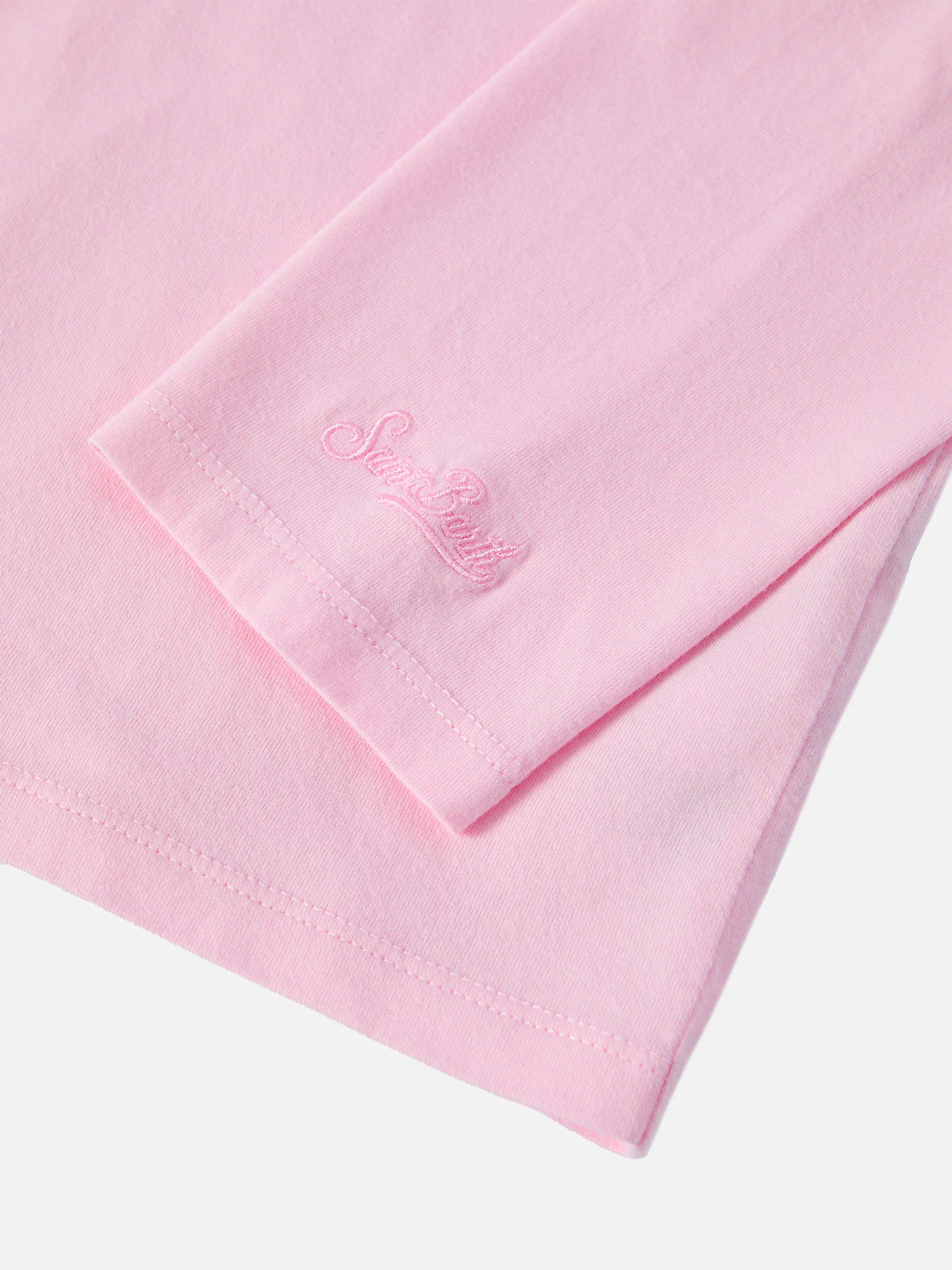 mc2-saint-barth-penny-t-shirt-rosa-stampa-snoopy-strass-special-edition image 4