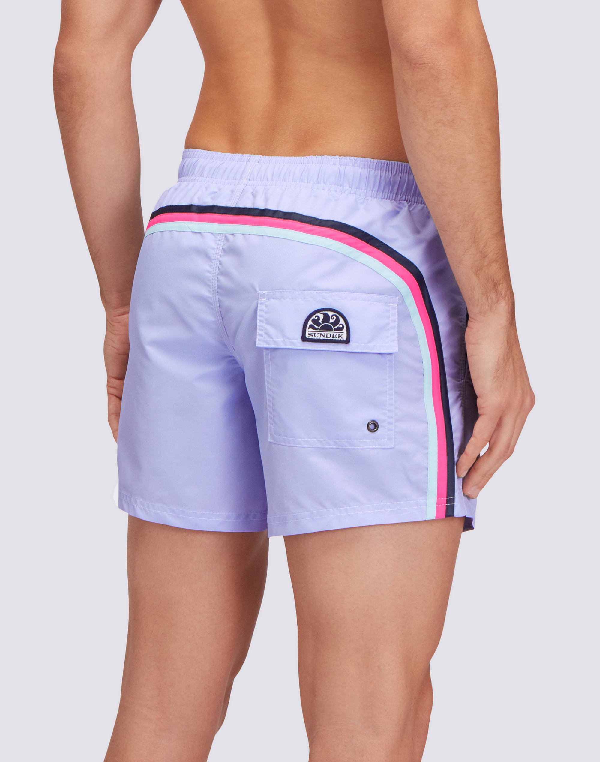 sundek-iconic-taffeta-costume-mare-uomo-corto-vita-elasticata image 1