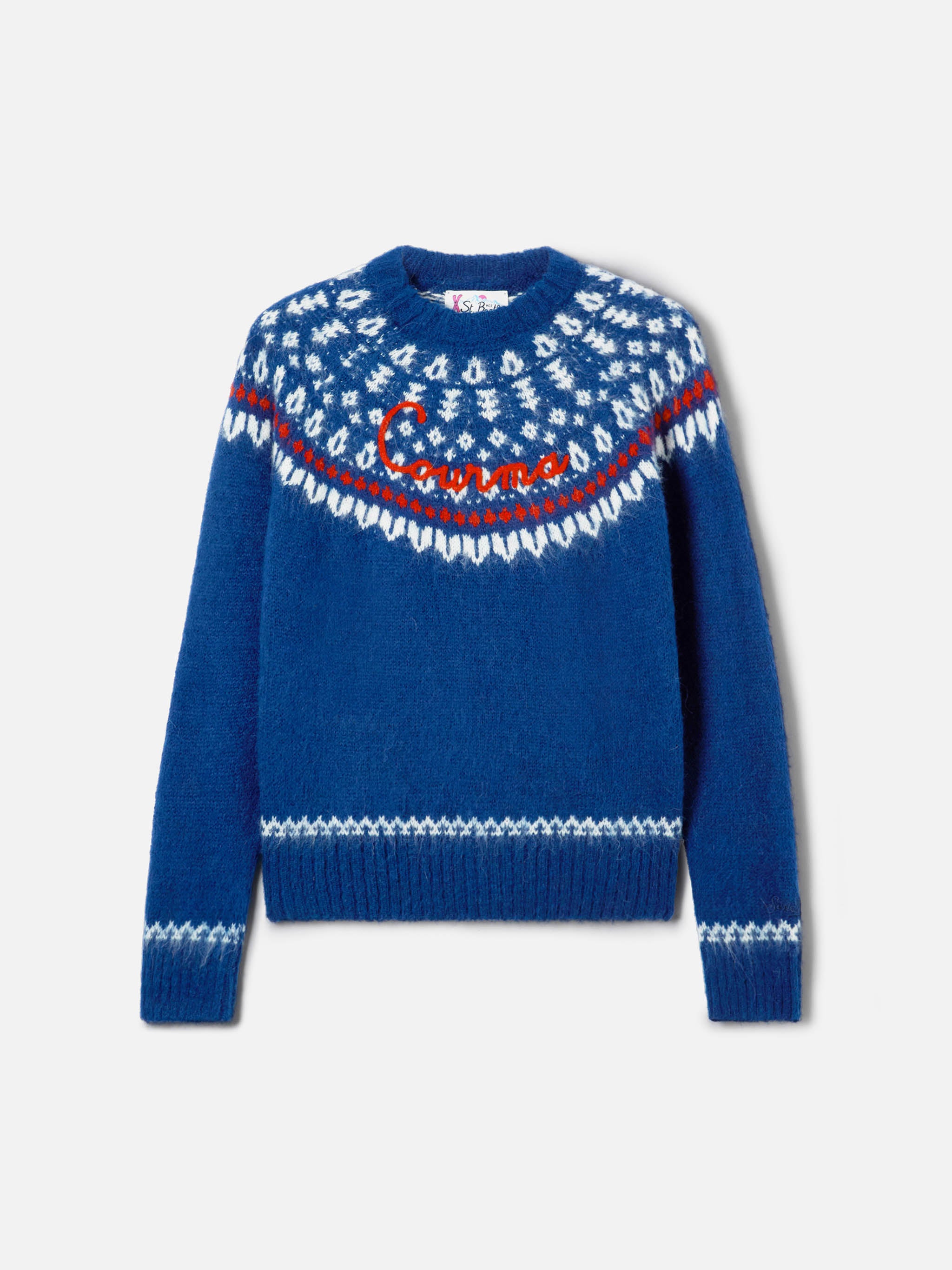 mc2-saint-barth-maglione-new-queen-nordic-soft-donna-blu-navy-jacquard image 5