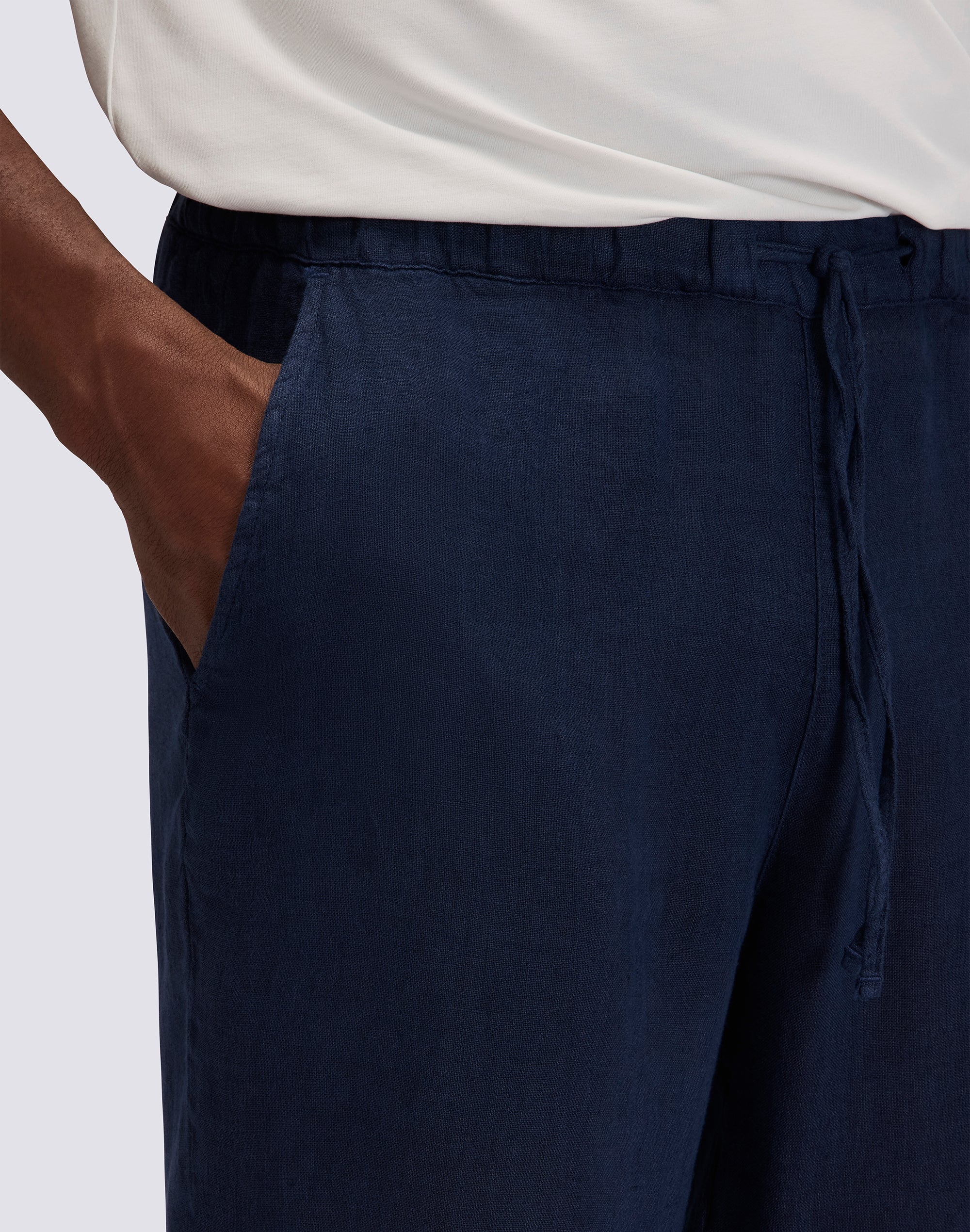 sundek-pantaloni-lunghi-uomo-in-lino-a-vita-elasticata image 5