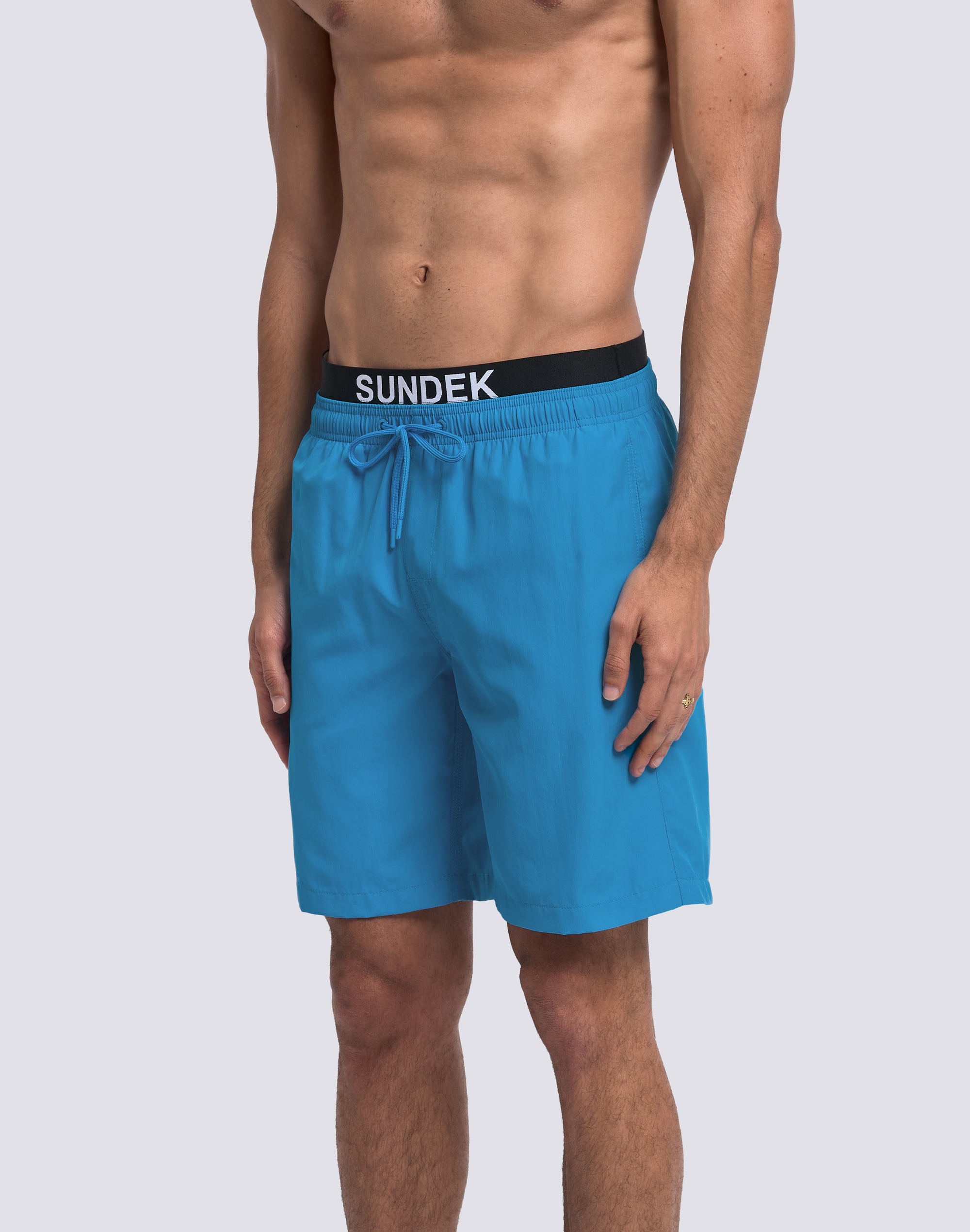 sundek-costume-mare-uomo-lungo-vita-elasticata-elastico-logo-m729bdrt300 image 4
