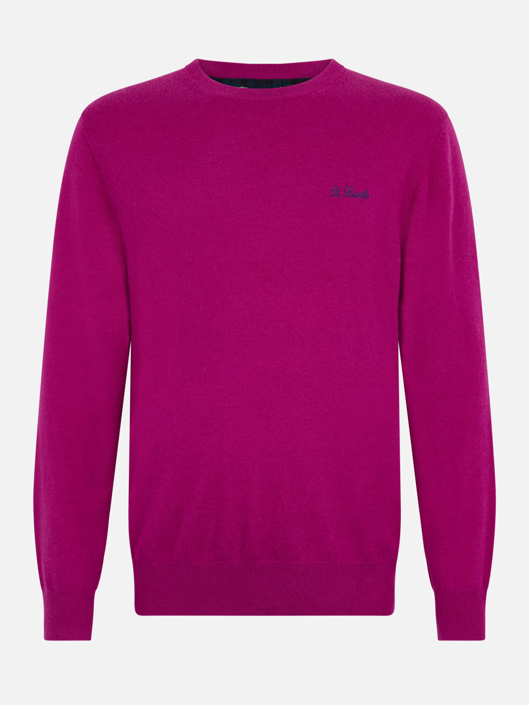 mc2-saint-barth-maglione-girocollo-regent-in-misto-cashmere-peonia-vestibilit-re image 4