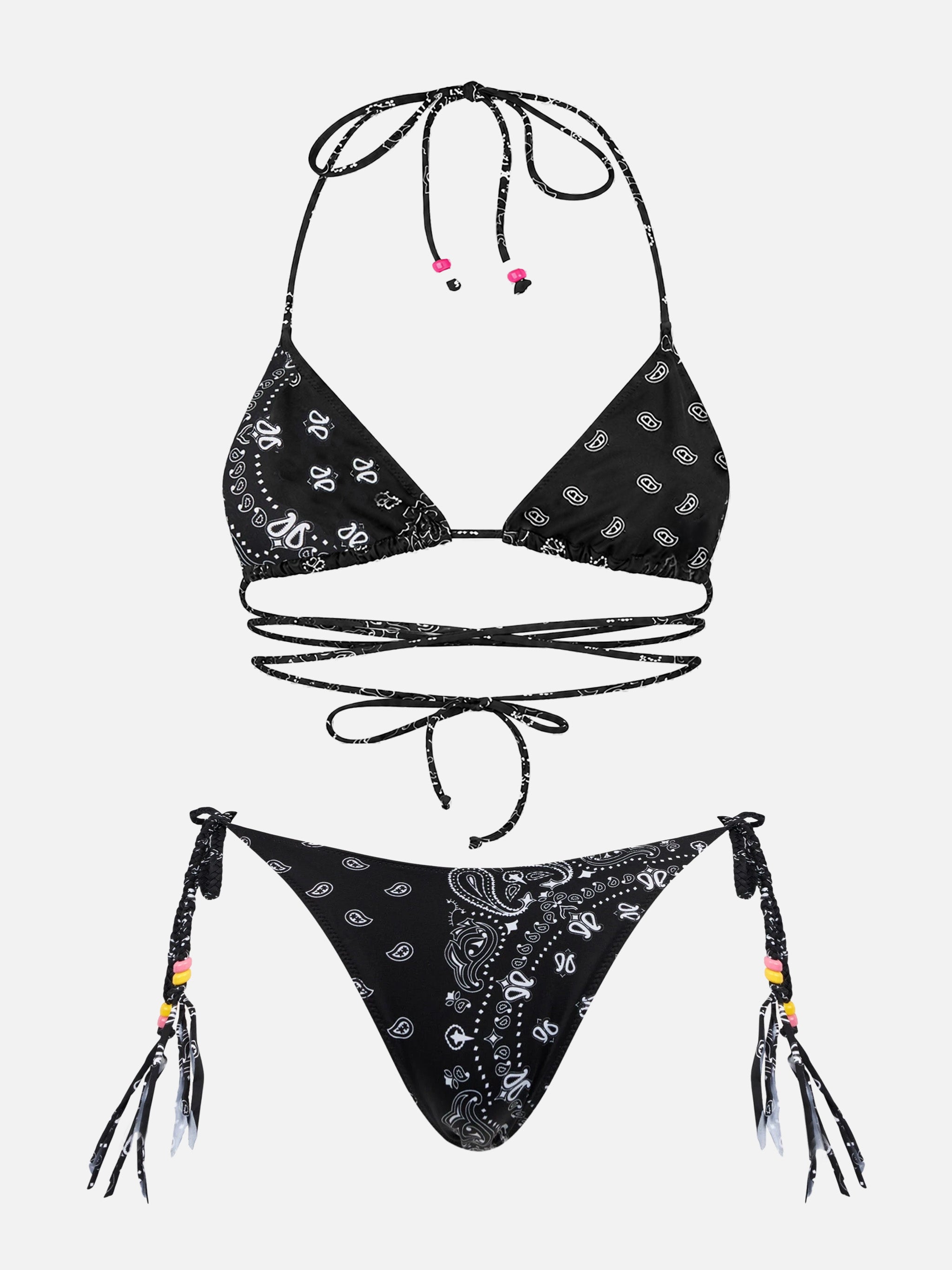 mc2-saint-barth-bikini-veronique-marielle-donna-triangolo-bandana-nero image 1