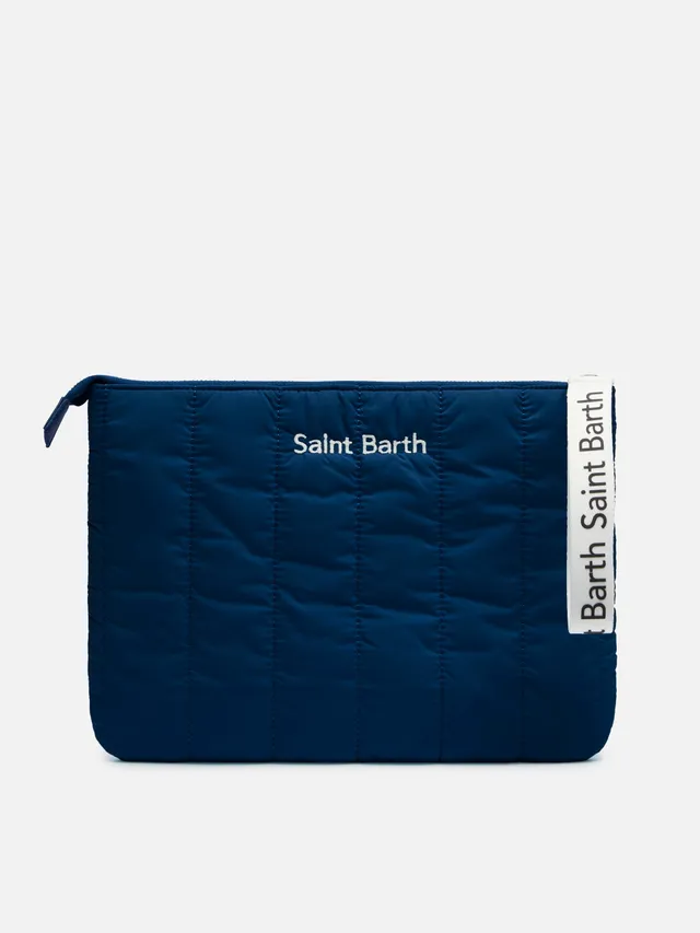 mc2-saint-barth-pochette-imbottita-trapuntata-blu-navy-24x30-cm image 1