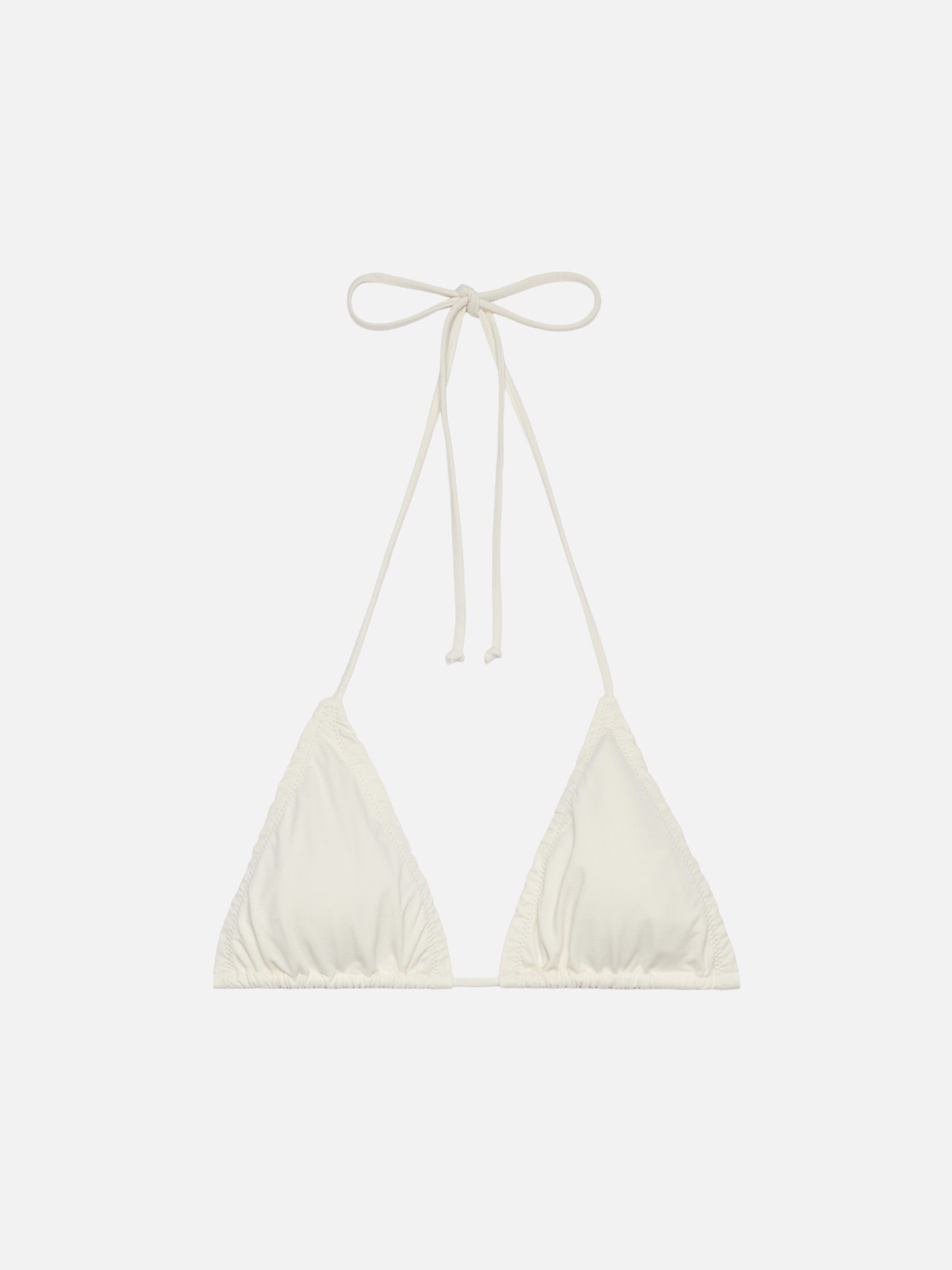 mc2-saint-barth-nilly-top-bikini-triangolo-crema-con-coppe-removibili image 1