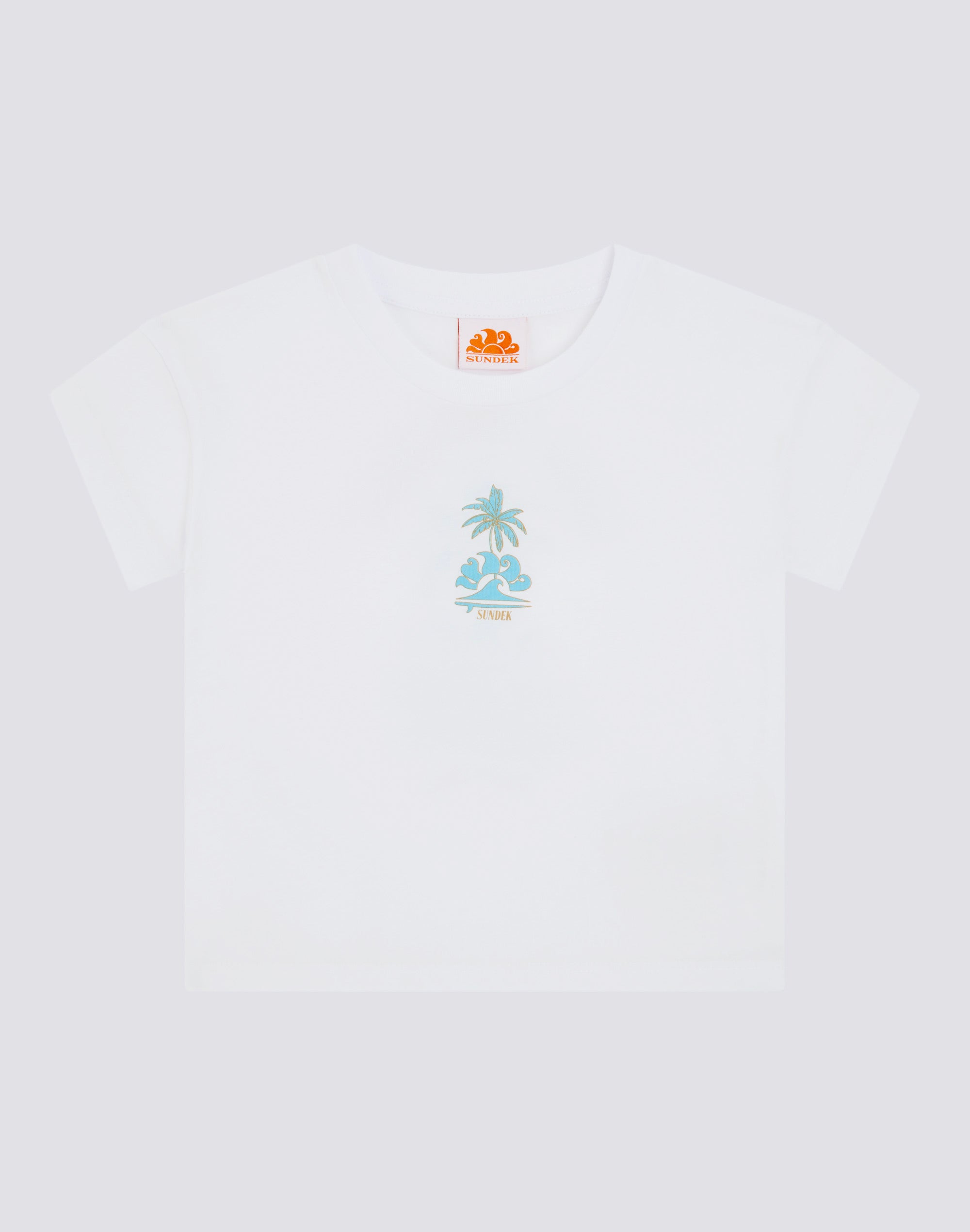 sundek-comfort-t-shirt-bambina-good-vibes-only-stampa-back image 2