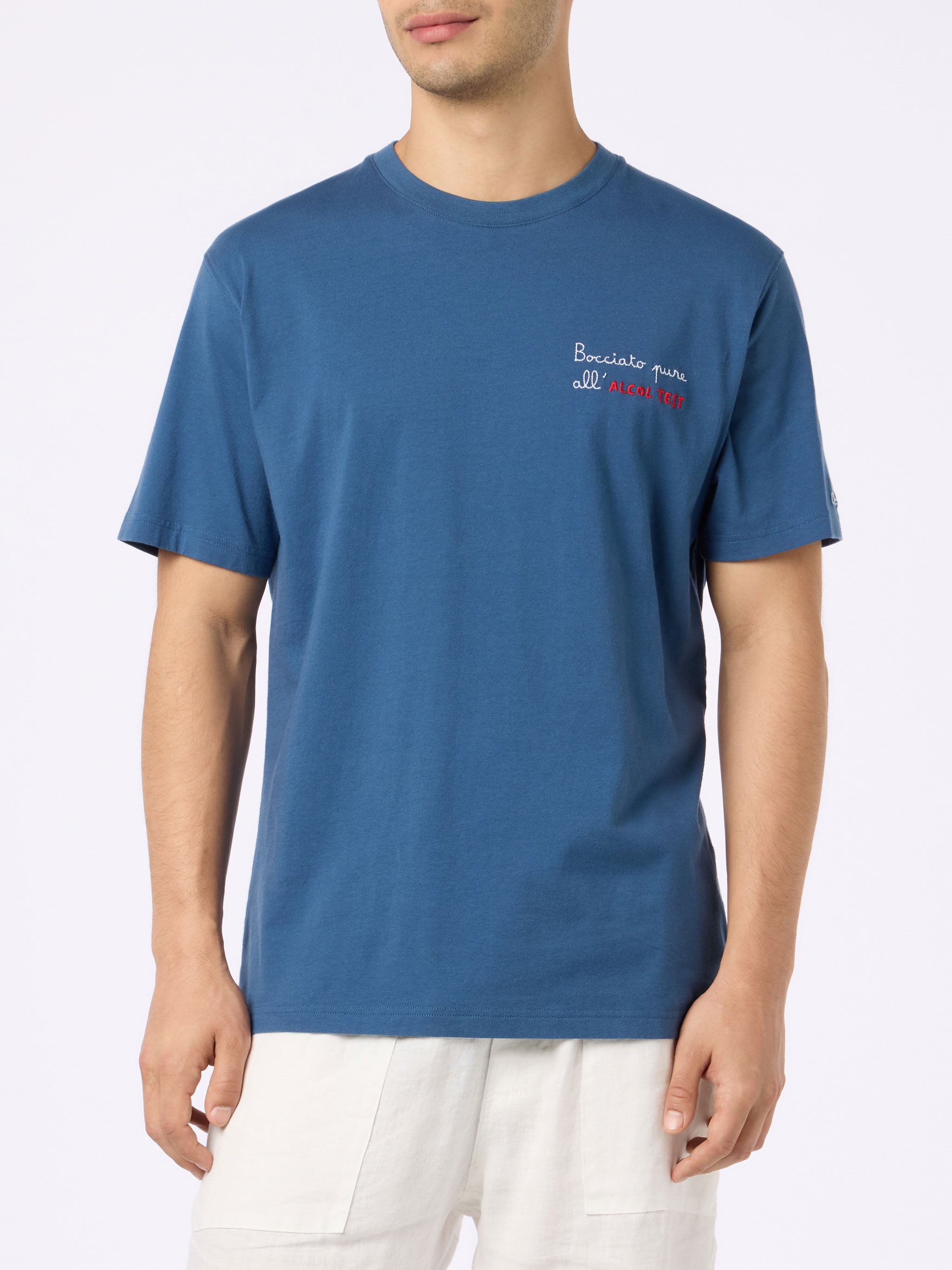 mc2-saint-barth-t-shirt-portofino-ricamo-in-puro-cotone-jersey-blu image 2