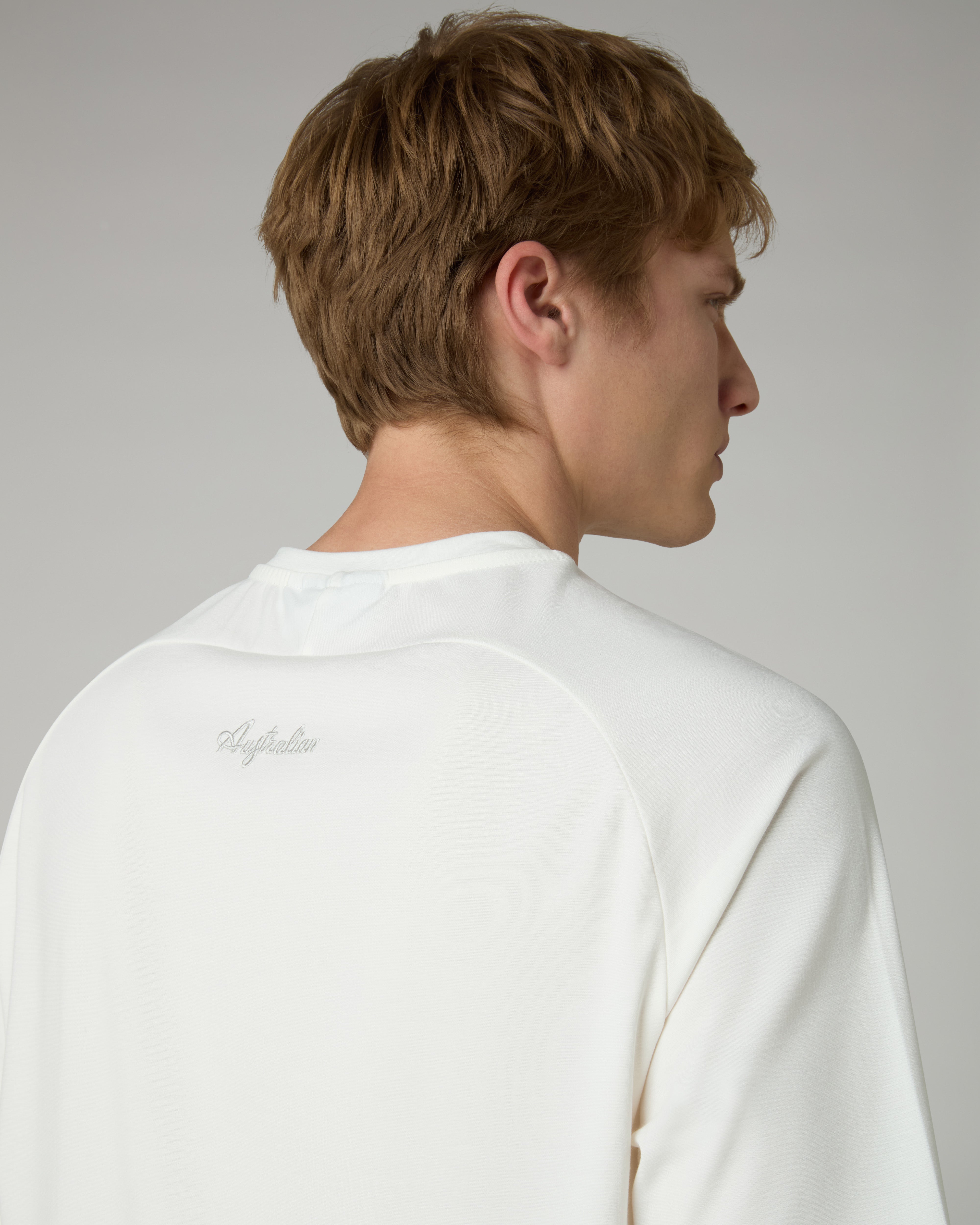 australian-poison-t-shirt-maglia-latte-flow-regular-fit image 5