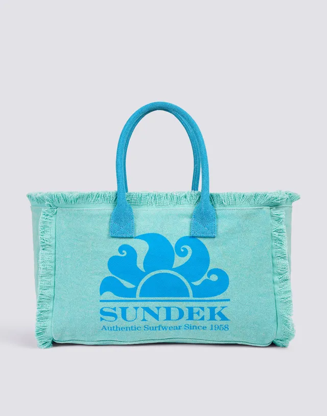 sundek-tote-bag-effetto-stone-washed-con-zip image 1