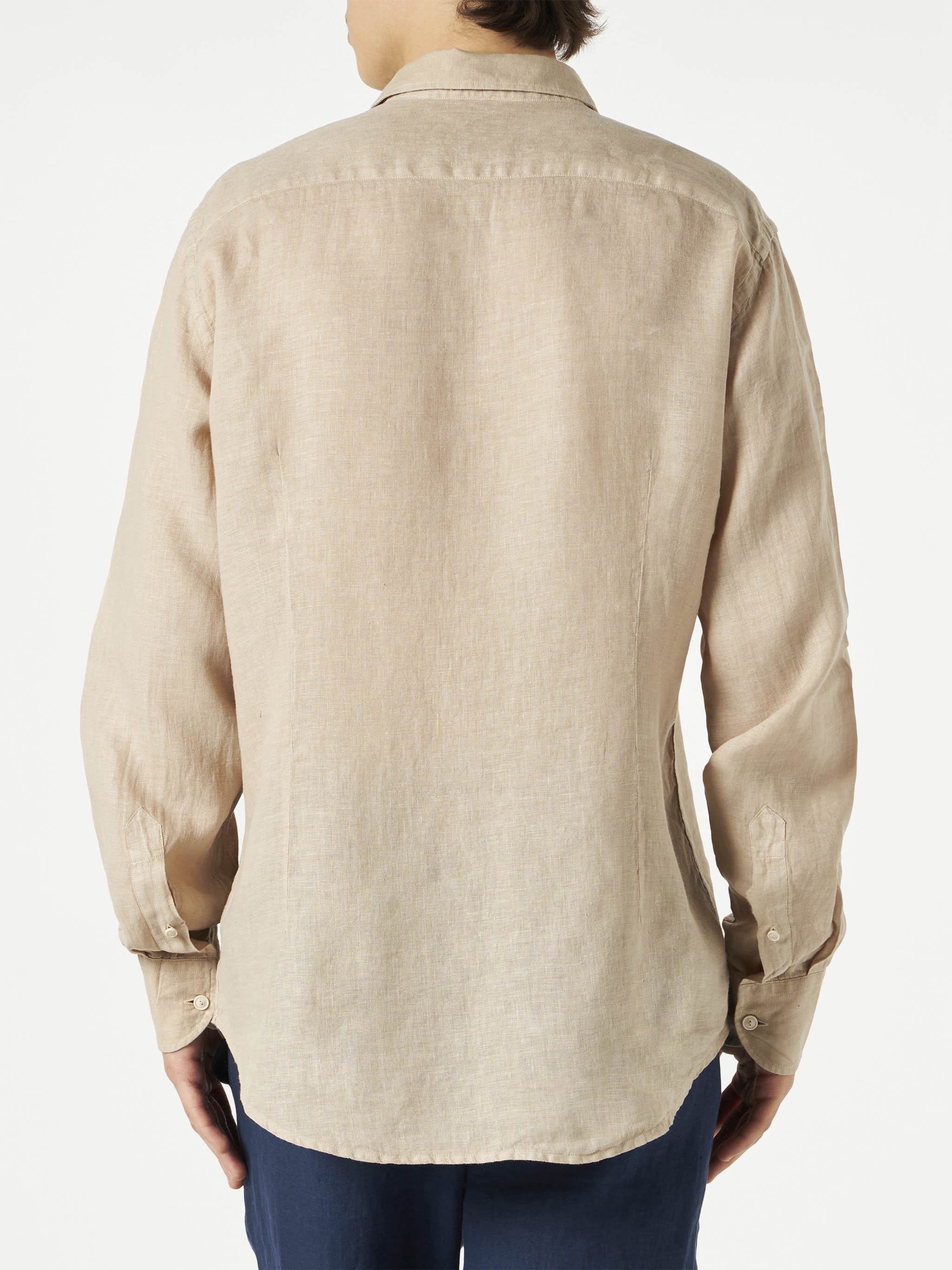 mc2-saint-barth-pamplona-camicia-uomo-lino-beige image 3