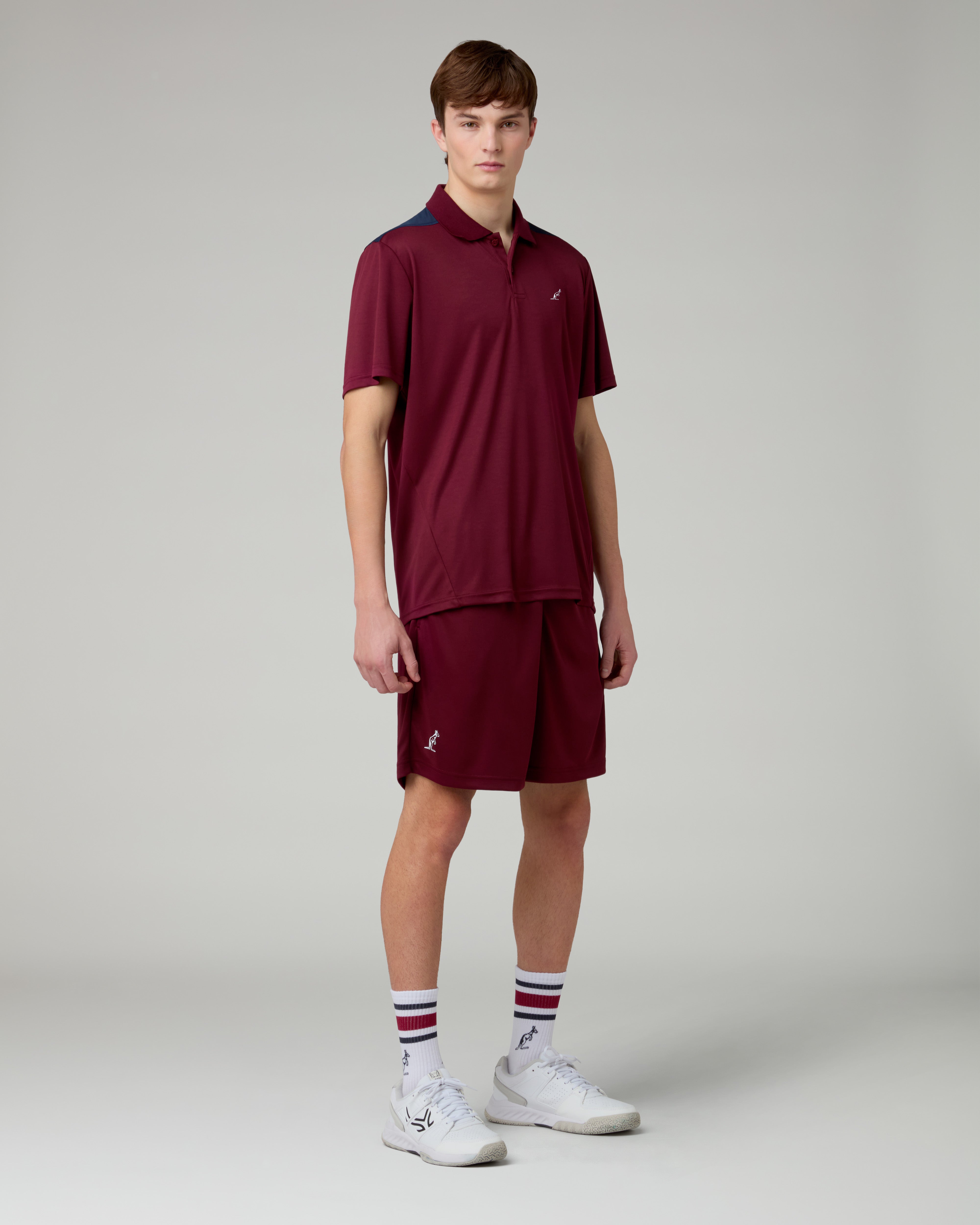 australian-court-polo-shirt-tennis-in-tessuto-ace-rubino image 2