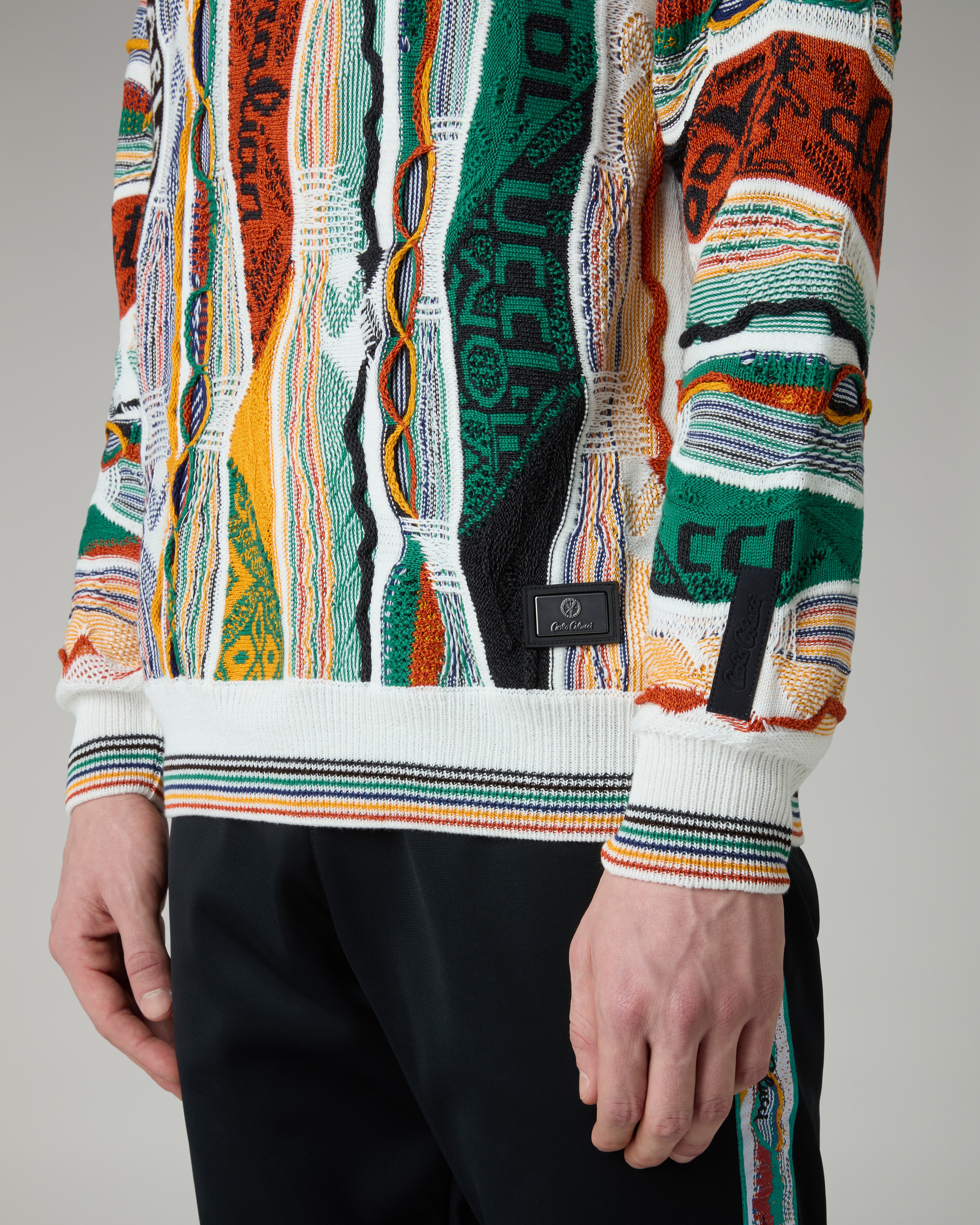 australian-heritage-knitted-crewneck-carlo-colucci-x-australian-pullover-jacquar image 5