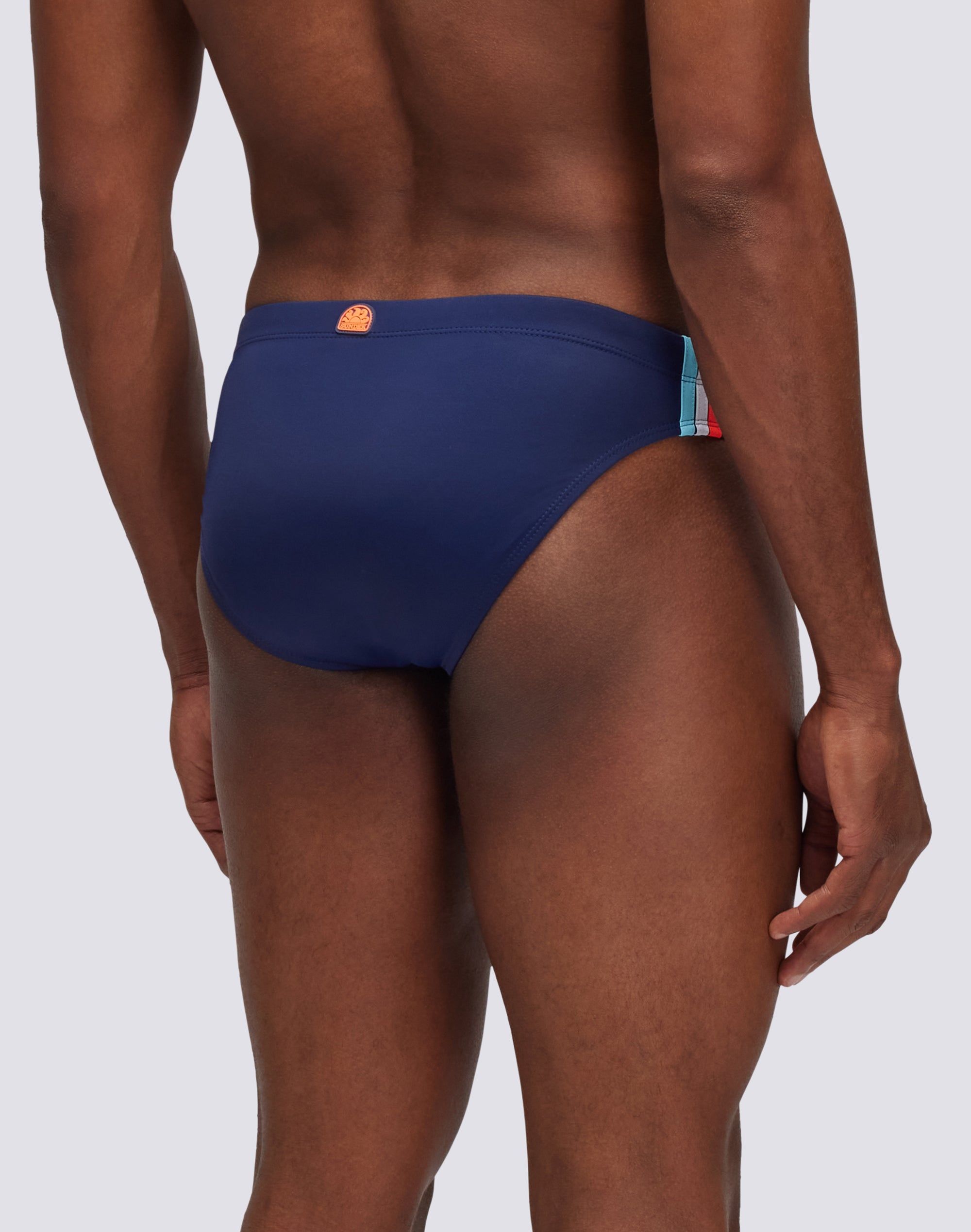 sundek-slip-mare-uomo-sax-tinta-unita-con-bande-laterali-2 image 2