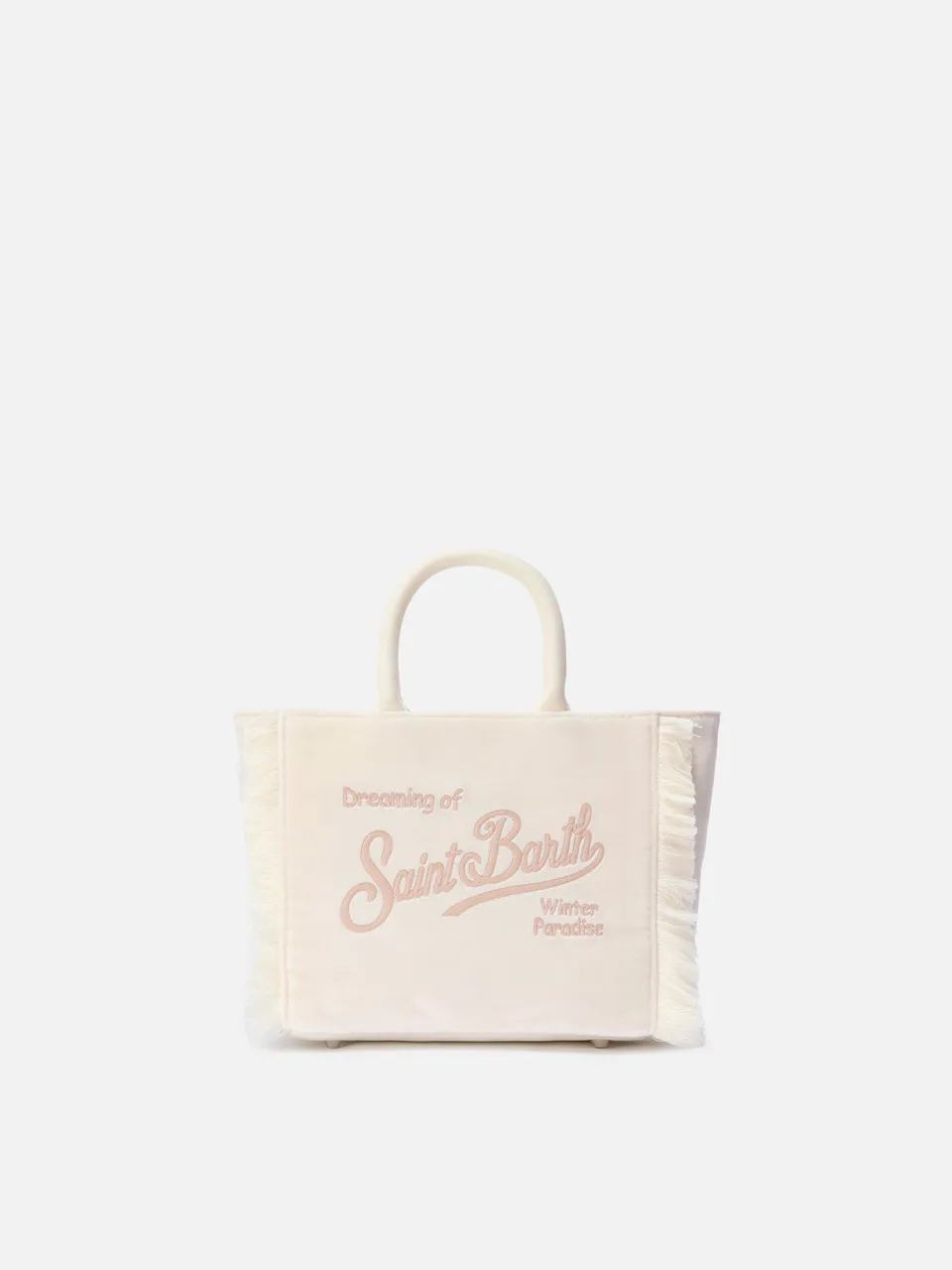 mc2-saint-barth-vanity-mini-velvet-borsa-in-velluto-bianco image 1