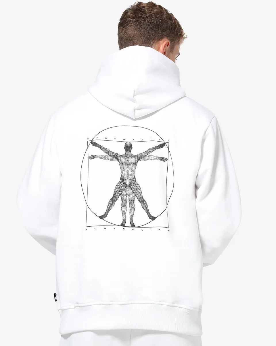 australian-vitruvio-hoodie-hard-court-felpa-cappuccio-bianco image 1