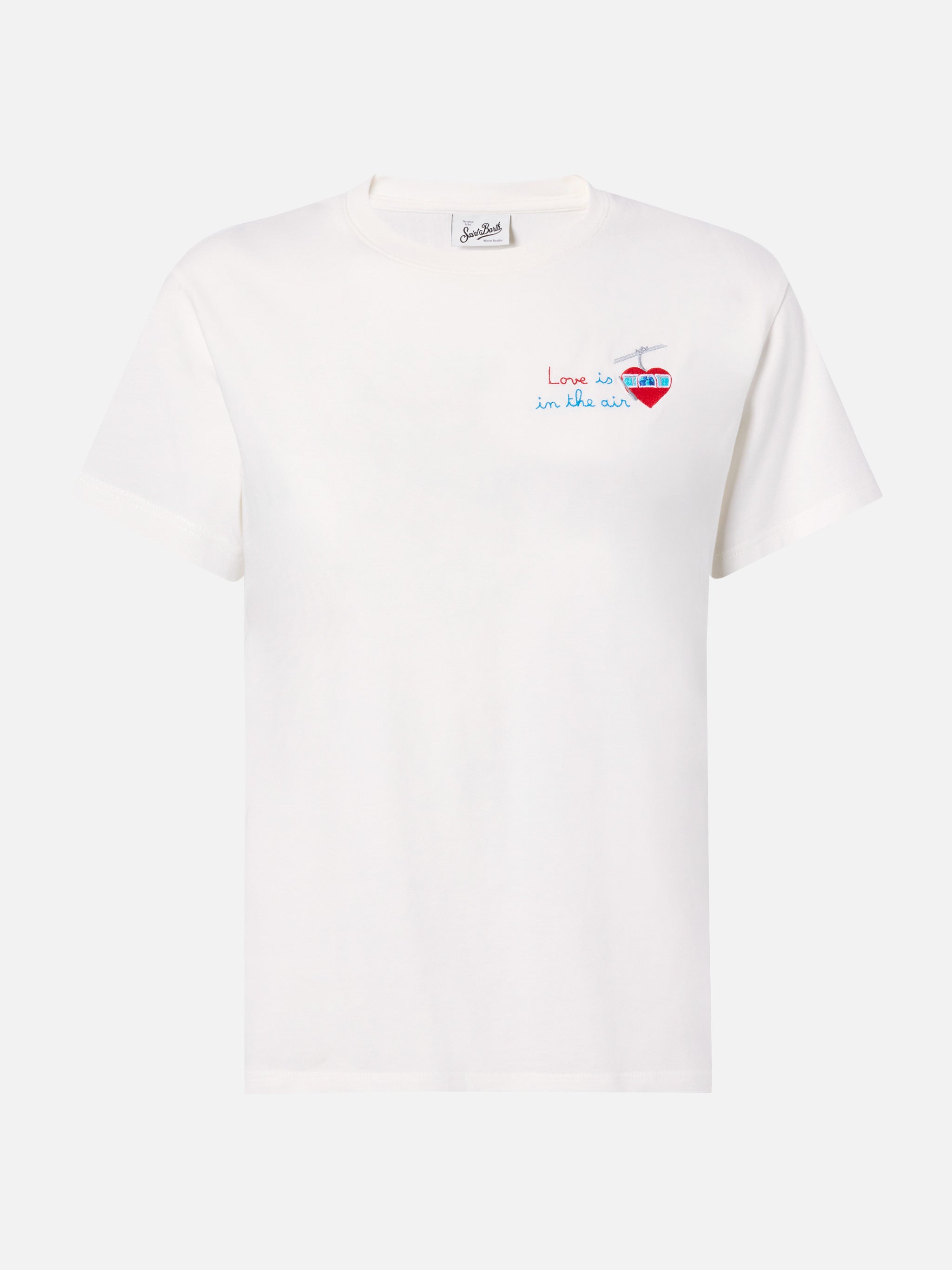 mc2-saint-barth-t-shirt-emilie-in-cotone-bianco-con-ricamo-love-is-in-the-air image 4