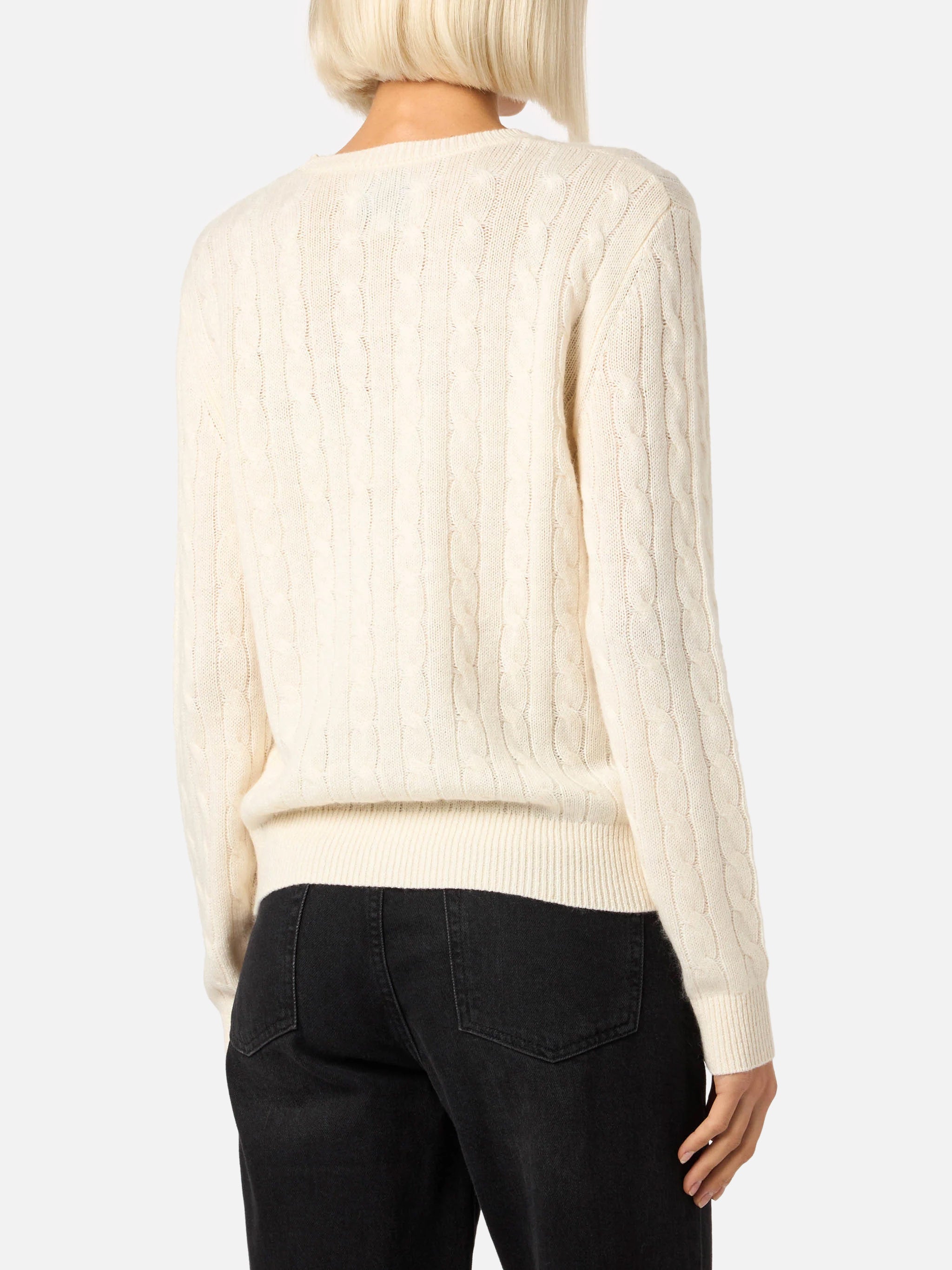 mc2-saint-barth-sorbonne-sorb001t-maglia-in-misto-cashmere-bianco-panna-a-trecce image 2