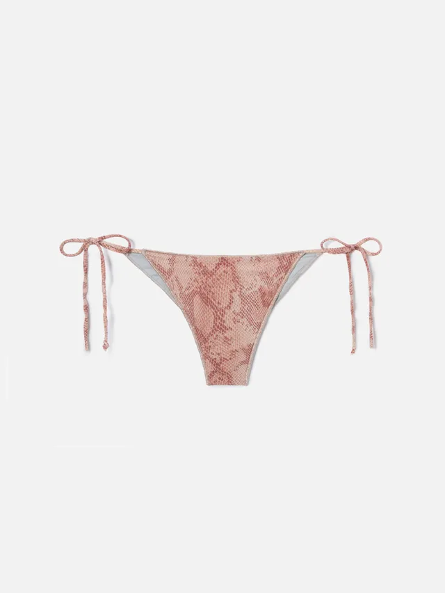 mc2-saint-barth-marielle-overlock-slip-mare-brasiliana-lurex-pitonato-rosa image 1