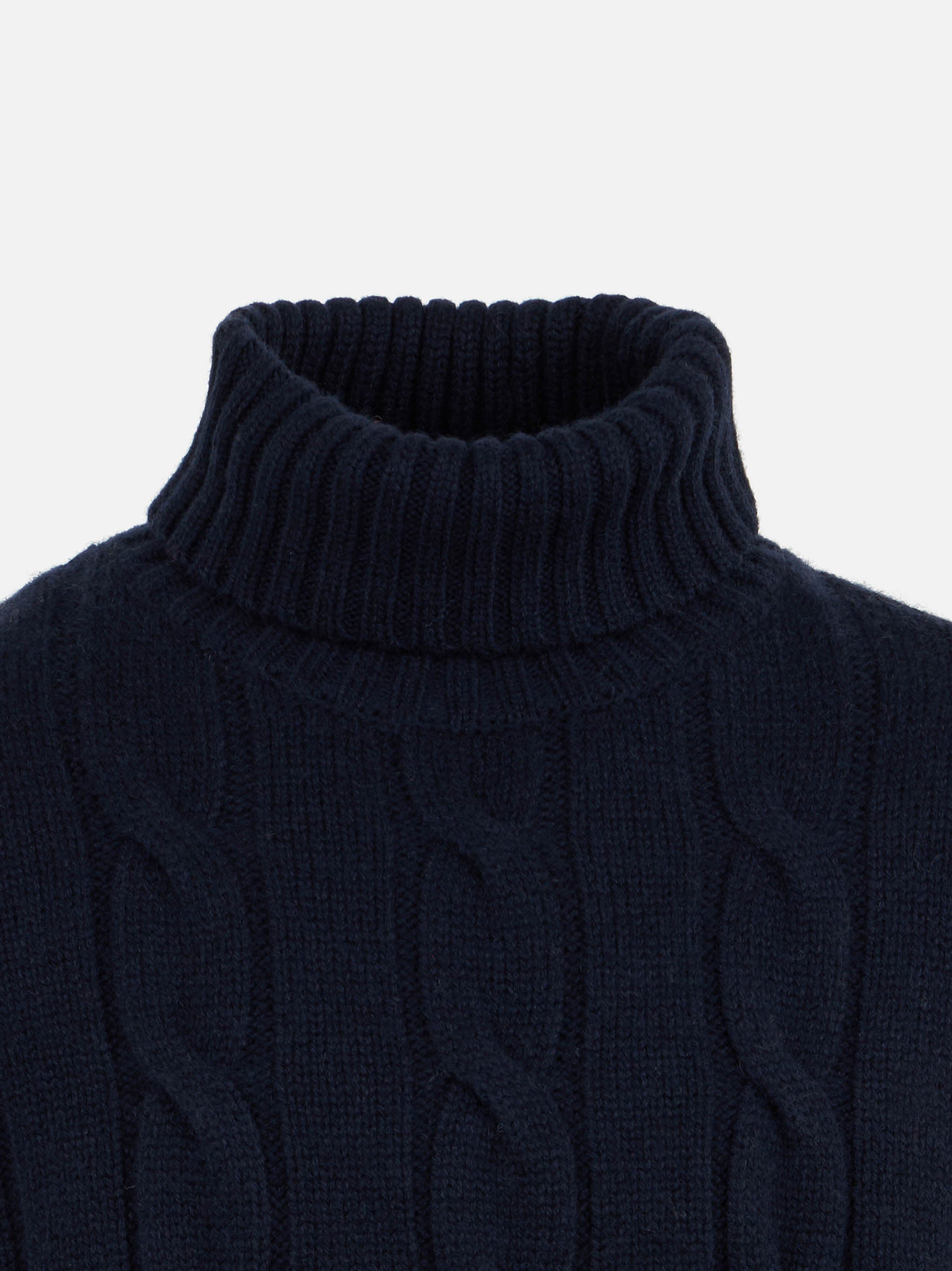 mc2-saint-barth-maglione-fisherman-jr-blu-a-trecce-per-bambino image 3