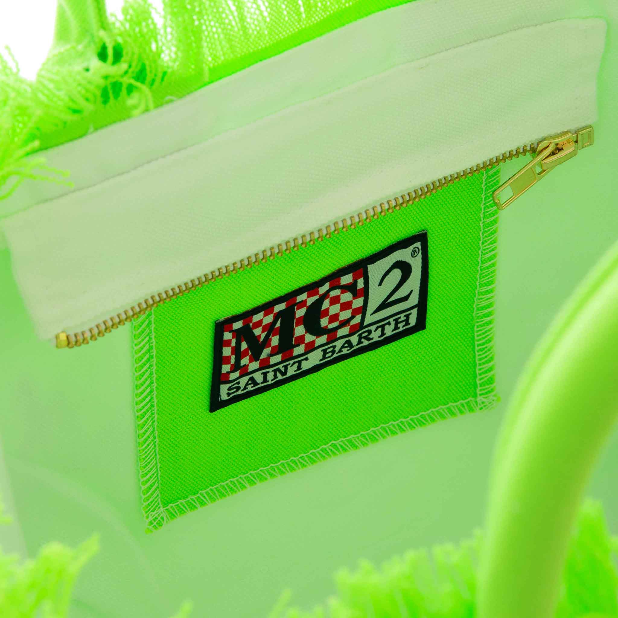 mc2-saint-barth-colette-borsa-a-mano-canvas-cotone-verde-fluo image 4