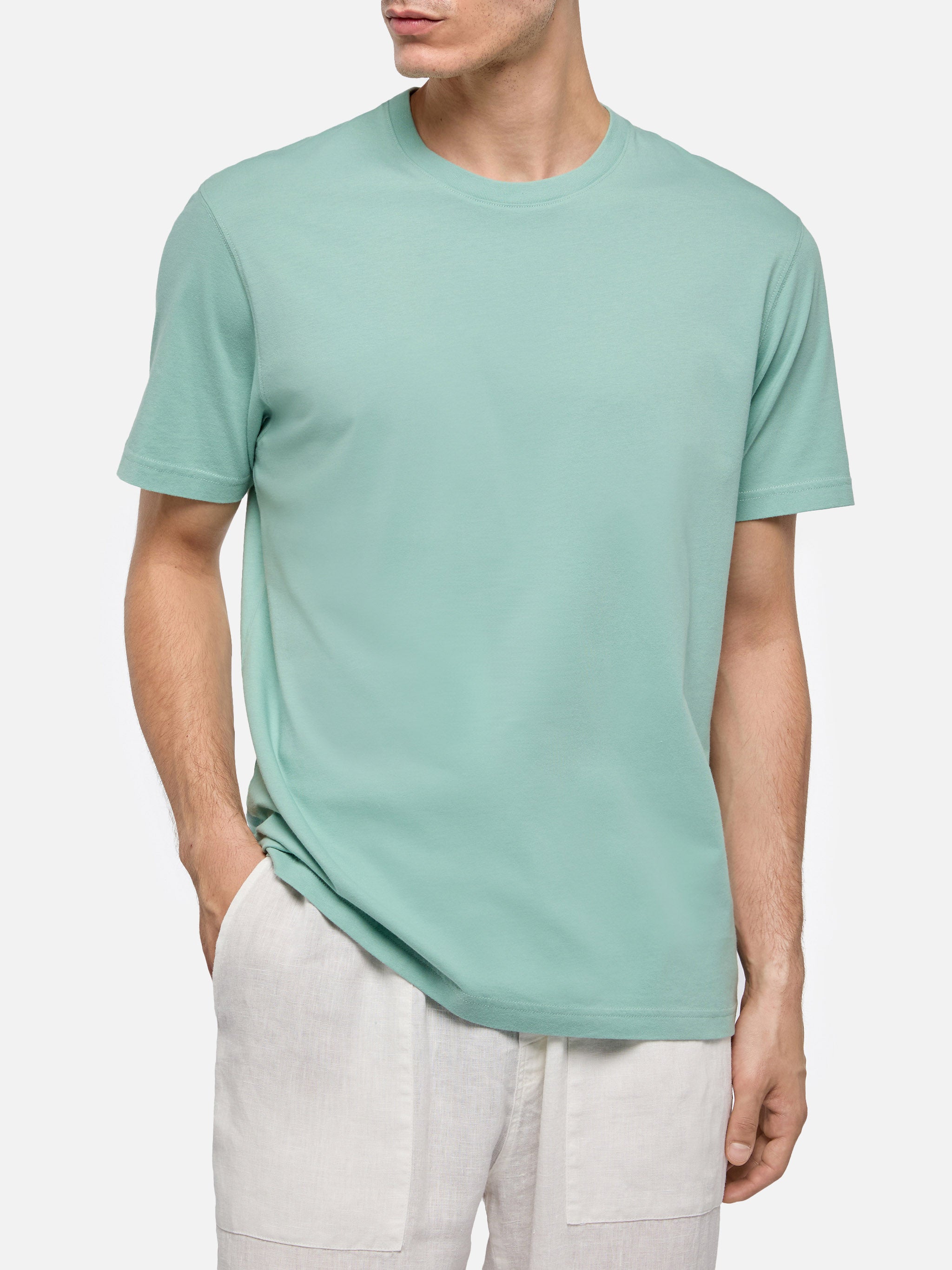 mc2-saint-barth-t-shirt-dover-in-jersey-di-cotone-verde-salvia-con-ricamo-st-bar image 2