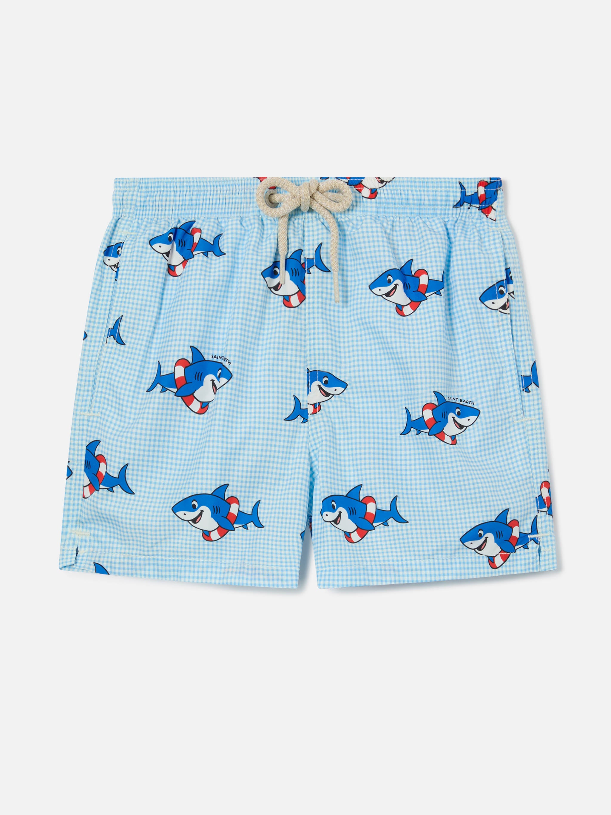 mc2-saint-barth-jean-lighting-costume-bambino-squalo-vichy-azzurro image 1