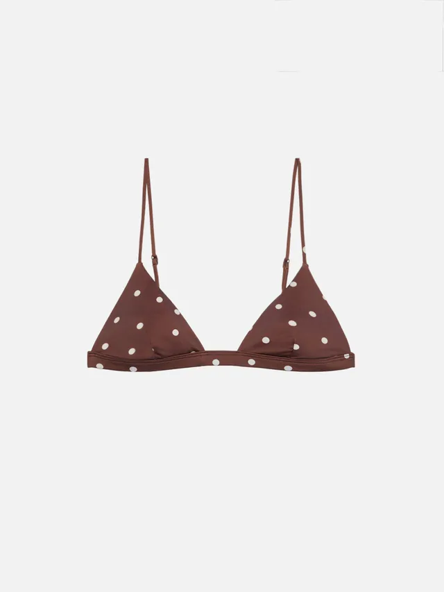 mc2-saint-barth-rylie-top-bikini-donna-pois-marrone image 1