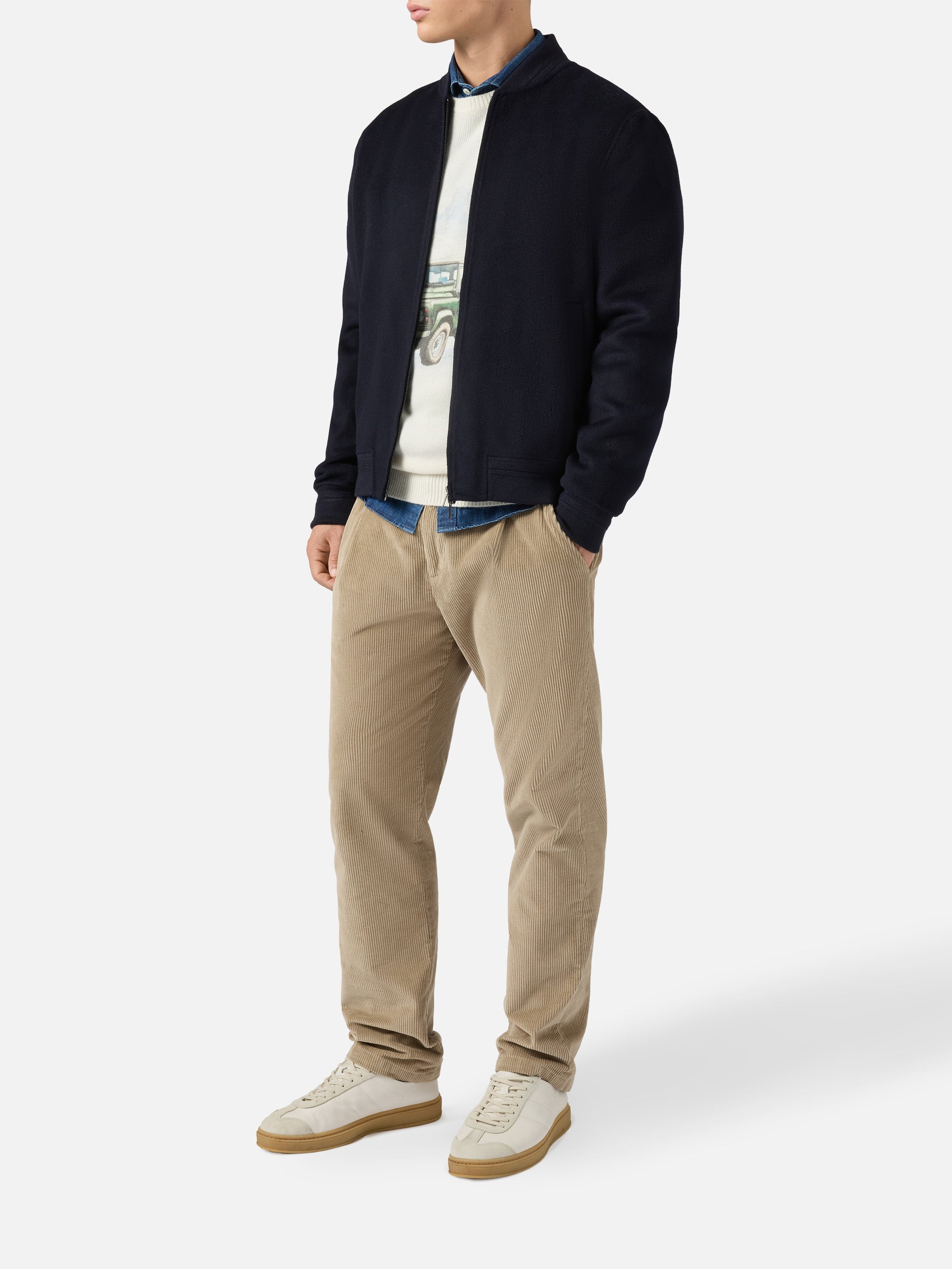 mc2-saint-barth-bomber-camden-in-lana-blu-sfoderato-da-uomo image 2
