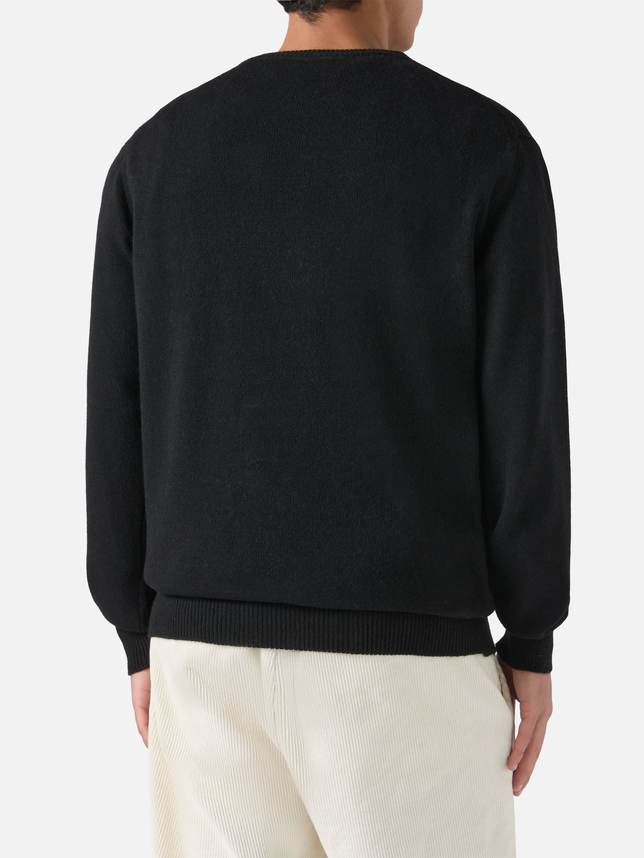 mc2-saint-barth-heron-maglione-girocollo-uomo-nero-super-g-special-edition image 2
