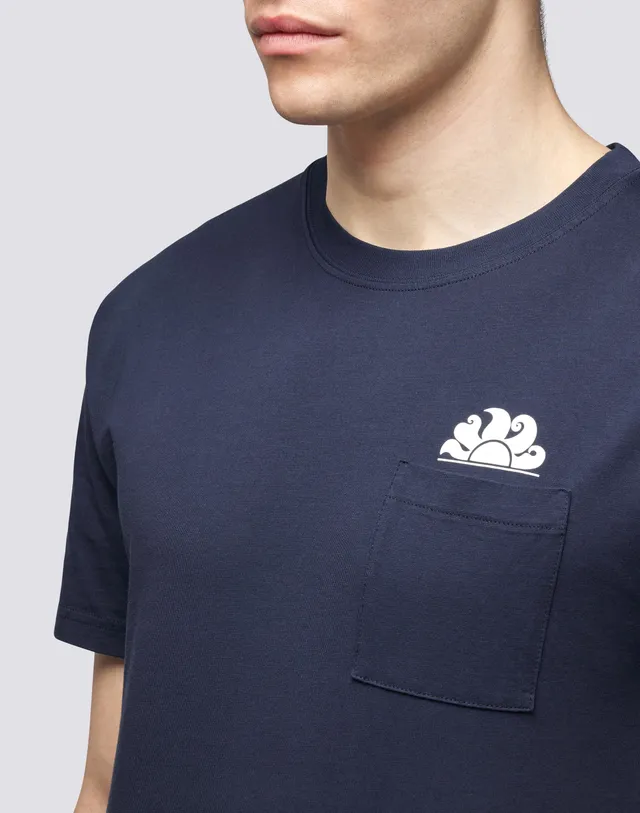 sundek-m609tej7800-t-shirt-uomo-con-tasca-frontale-e-logo image 1