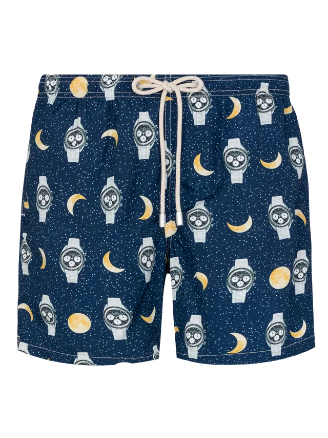 mc2-saint-barth-costume-mare-lighting-uomo-boxer-stampa-orologi-e-luna-blu image 1