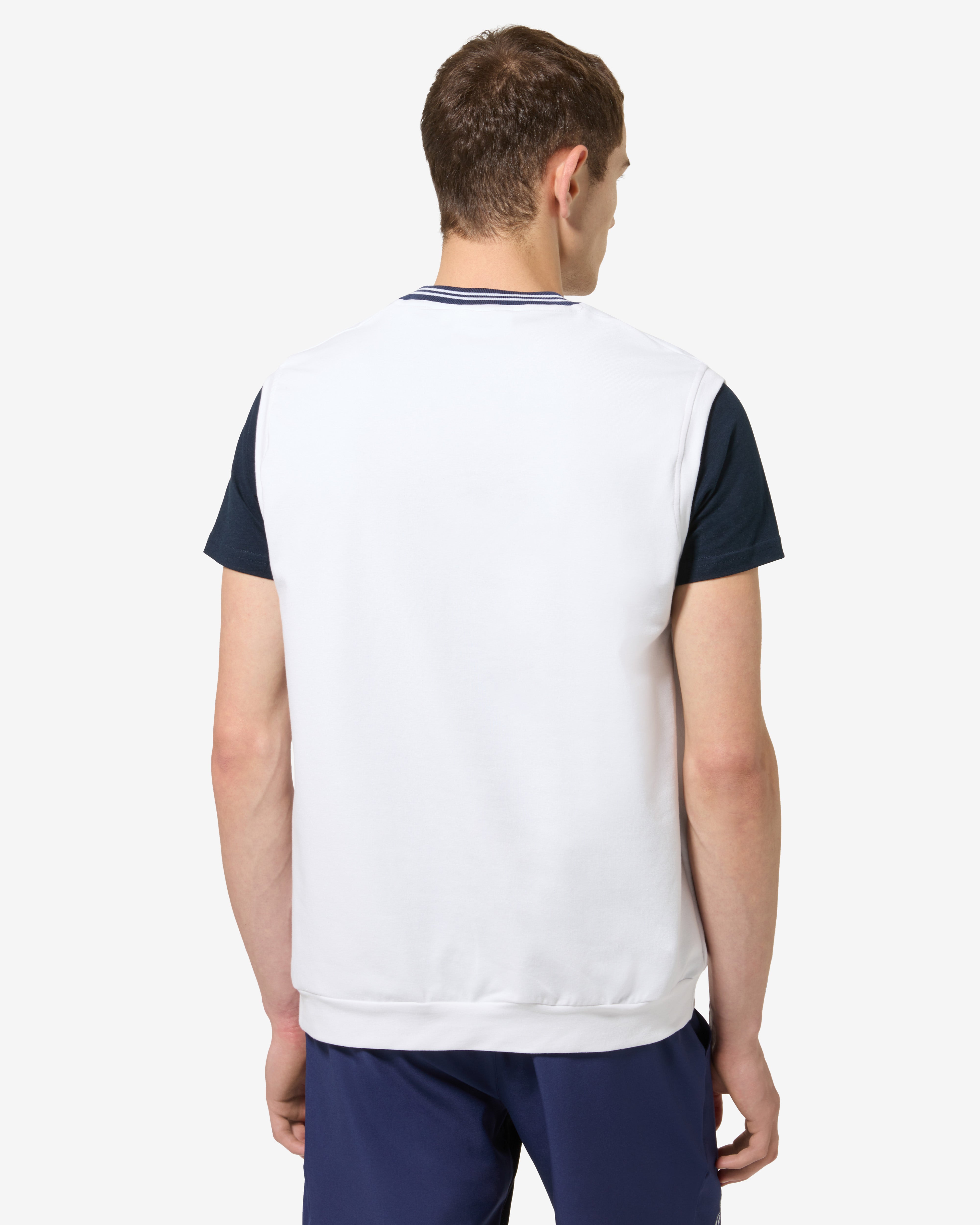australian-legend-gilet-felpa-bianco-scollo-v image 2
