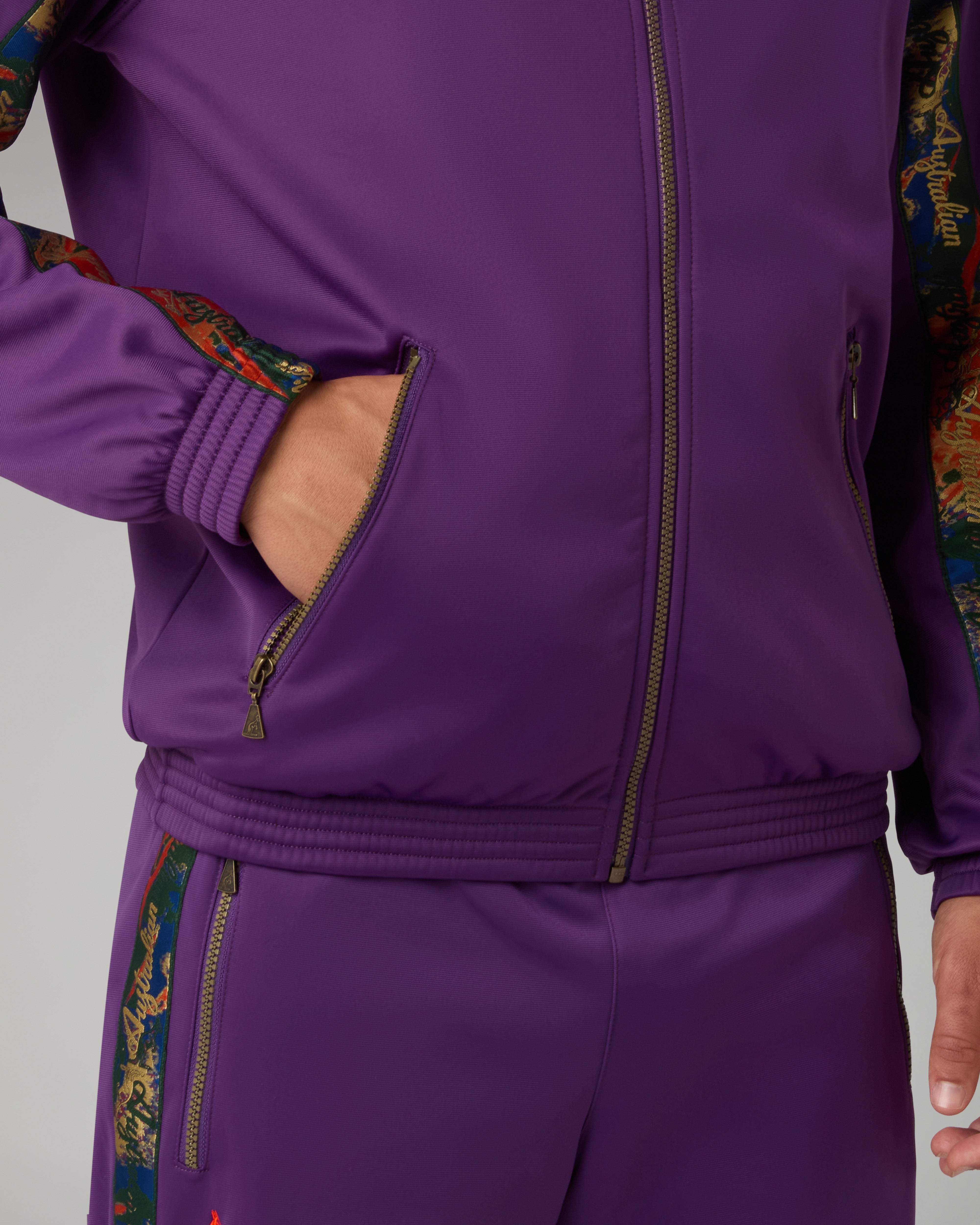 australian-nebula-tape-track-jacket-giacca-in-acetato-viola image 6