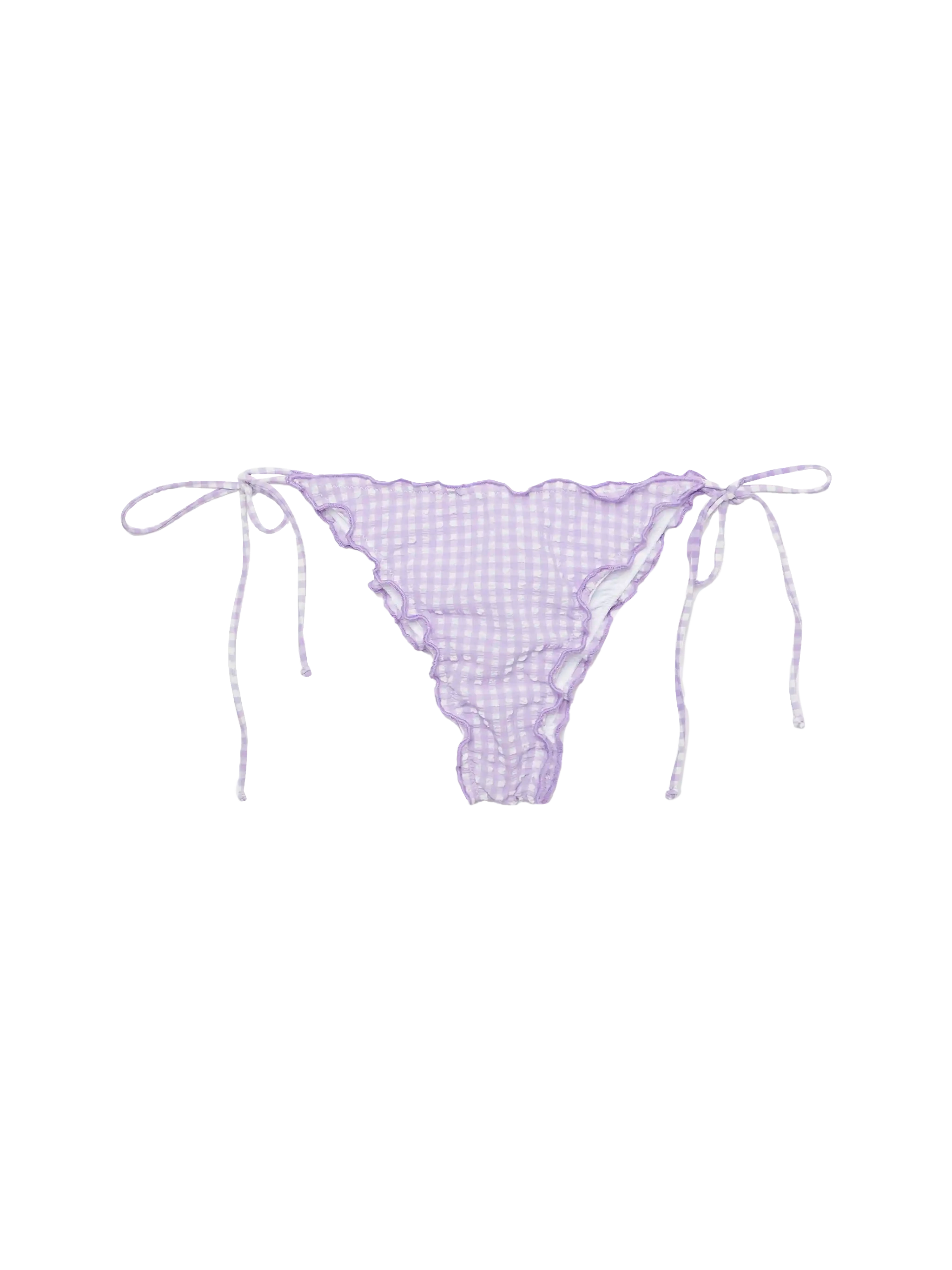 mc2-saint-barth-slip-mare-miami-in-seersucker-giallo-gingham-con-laccetti-regola image 1